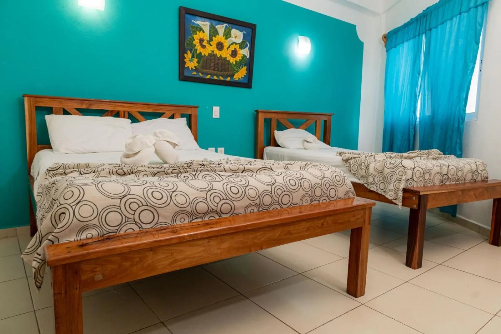 Bed in Hotel Las Palmas en Laurel