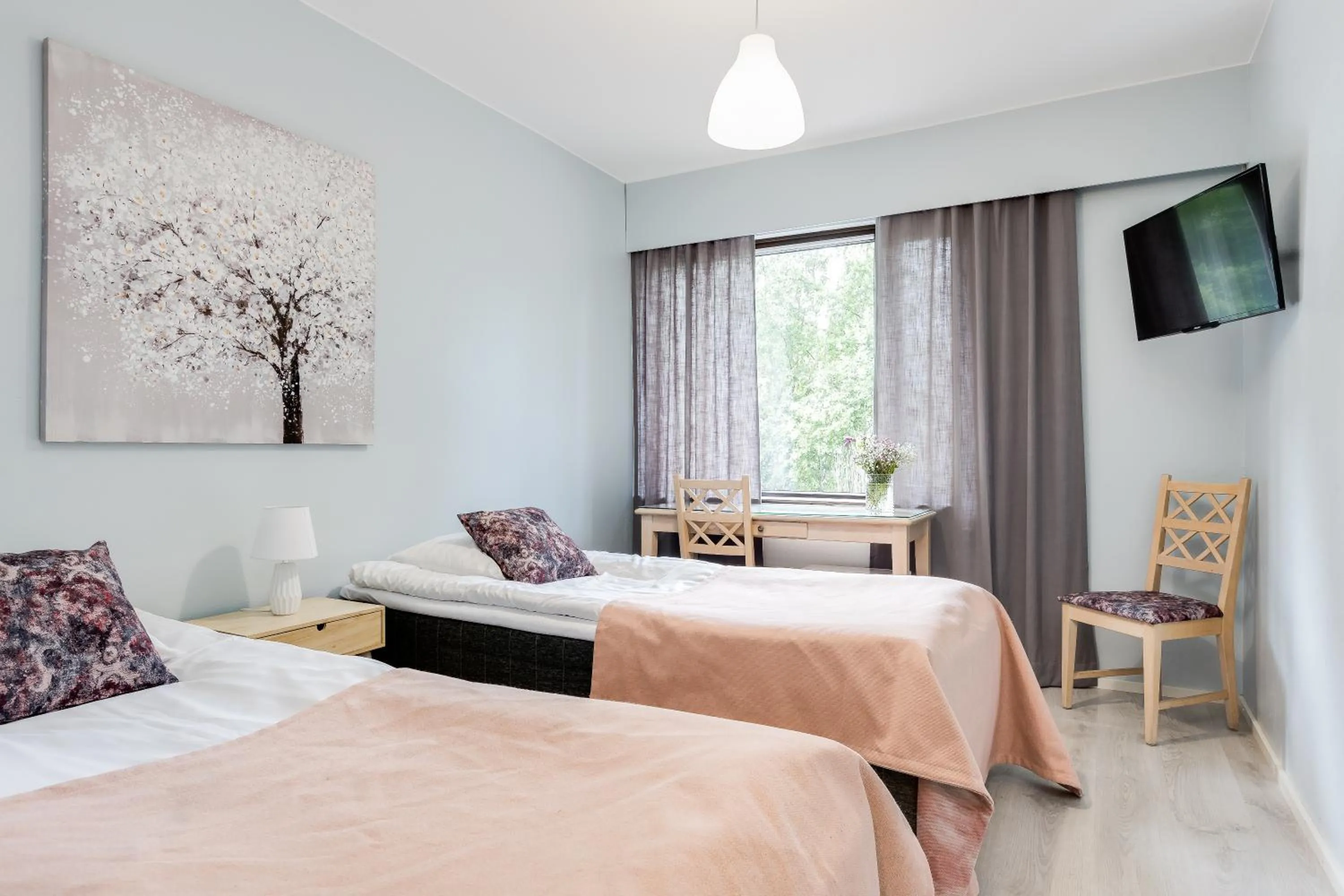 Bed in Hotel Pohjankievari