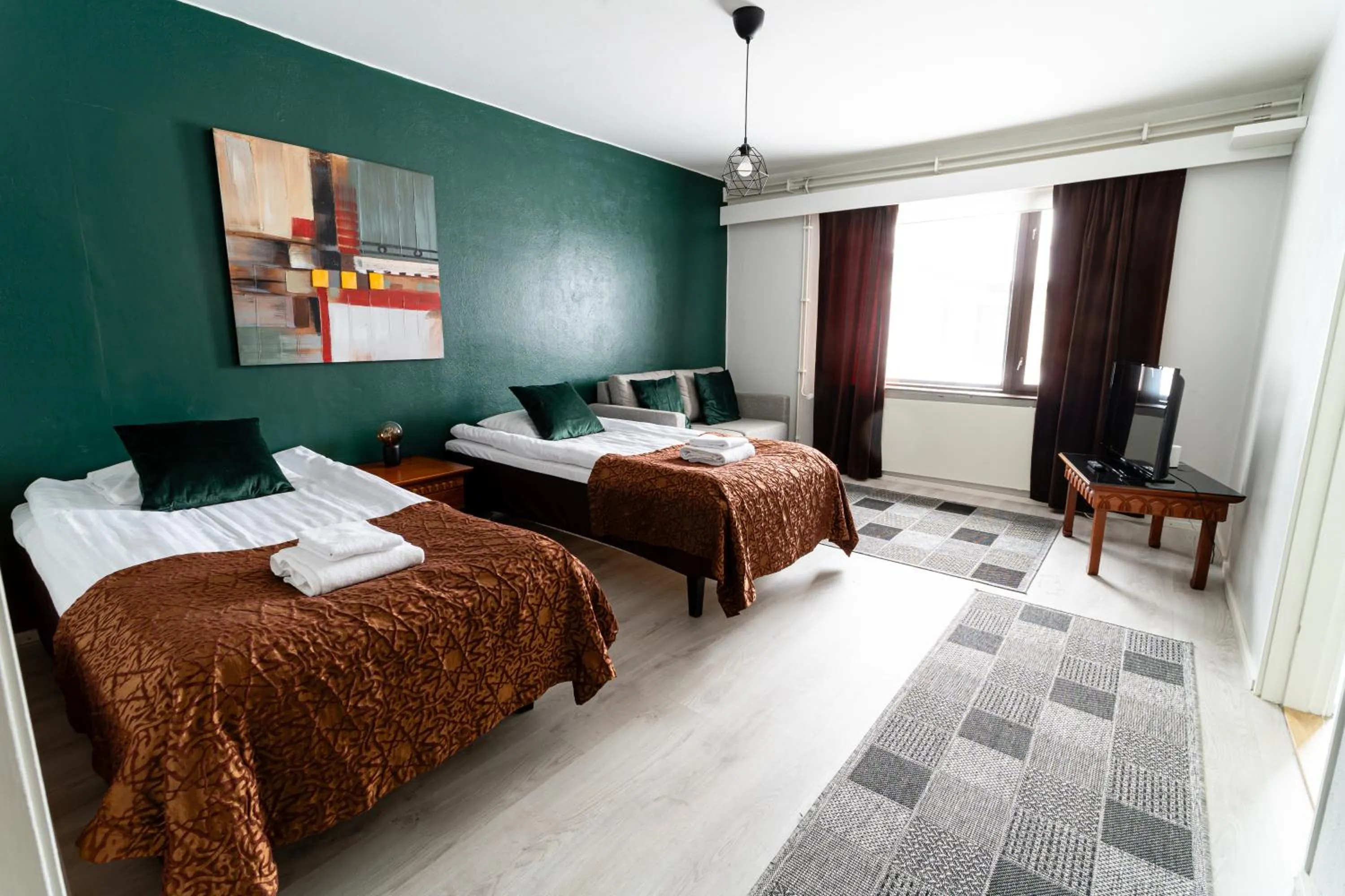 Bed in Hotel Pohjankievari