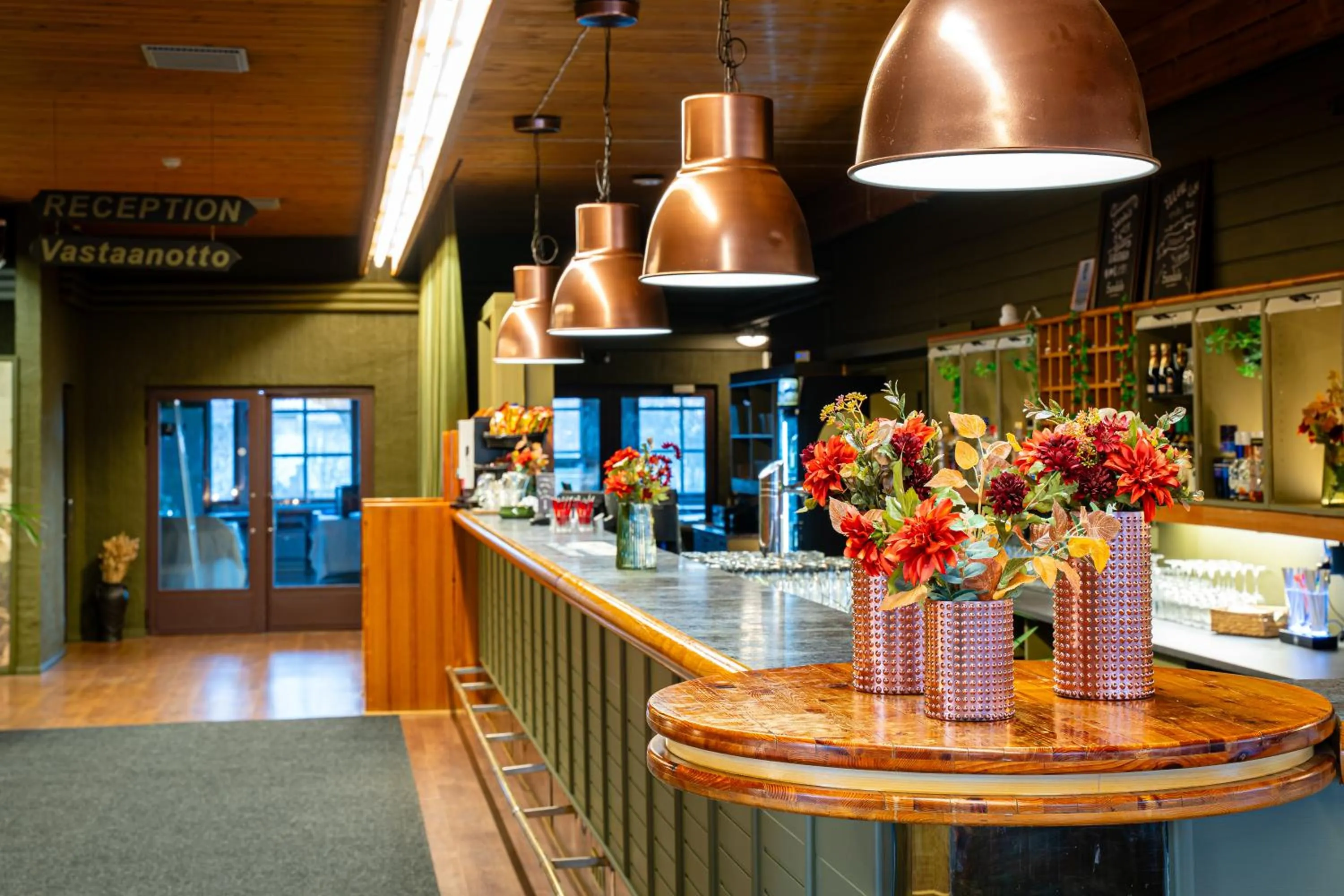 Lobby or reception in Hotel Pohjankievari