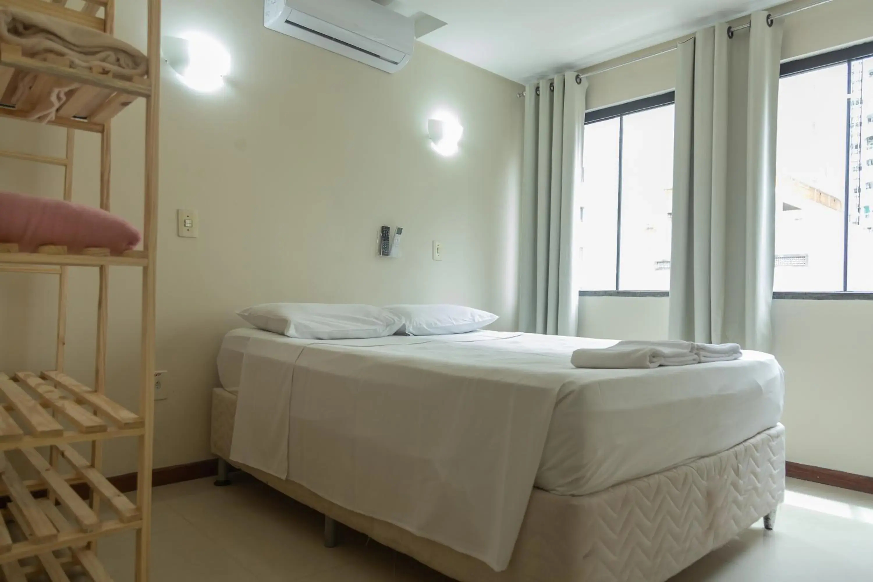 Bed in HANNA Balneário Hotel Bed in HANNA Balneário Hotel