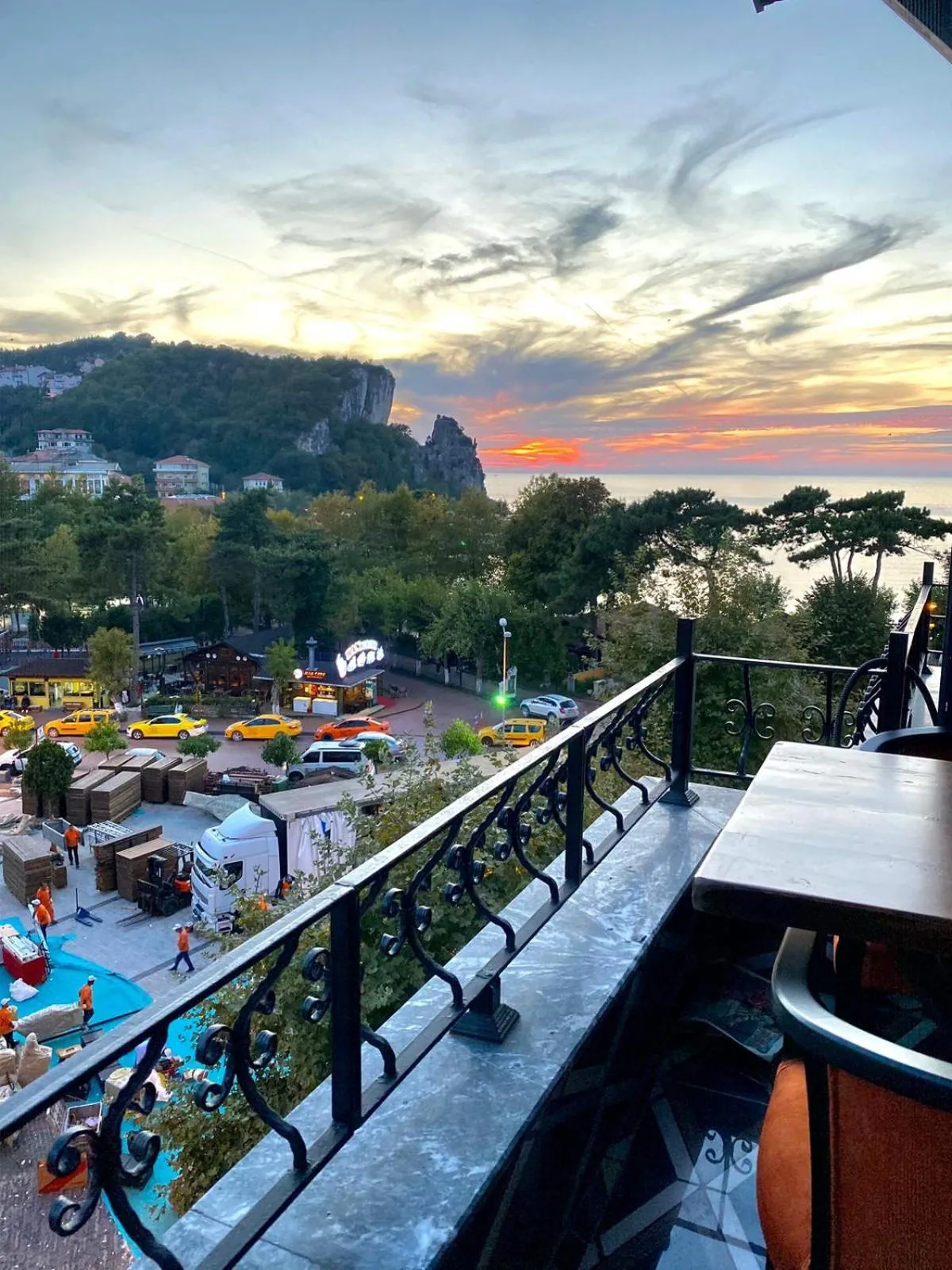 Balcony/Terrace in AMASRA DADAYLI HOTEL