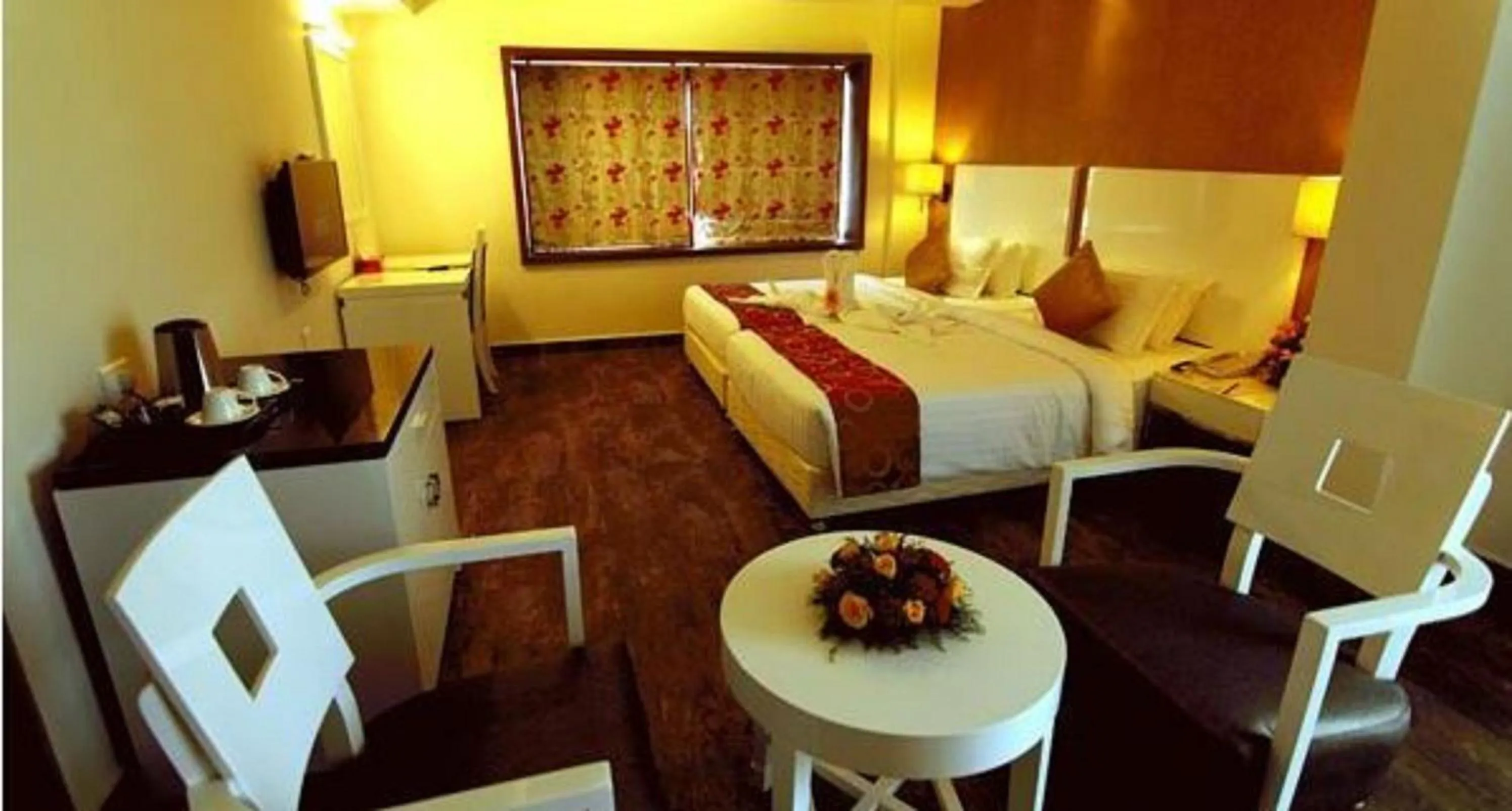 Bedroom, Bed in Paravoor Galaxy Hotel