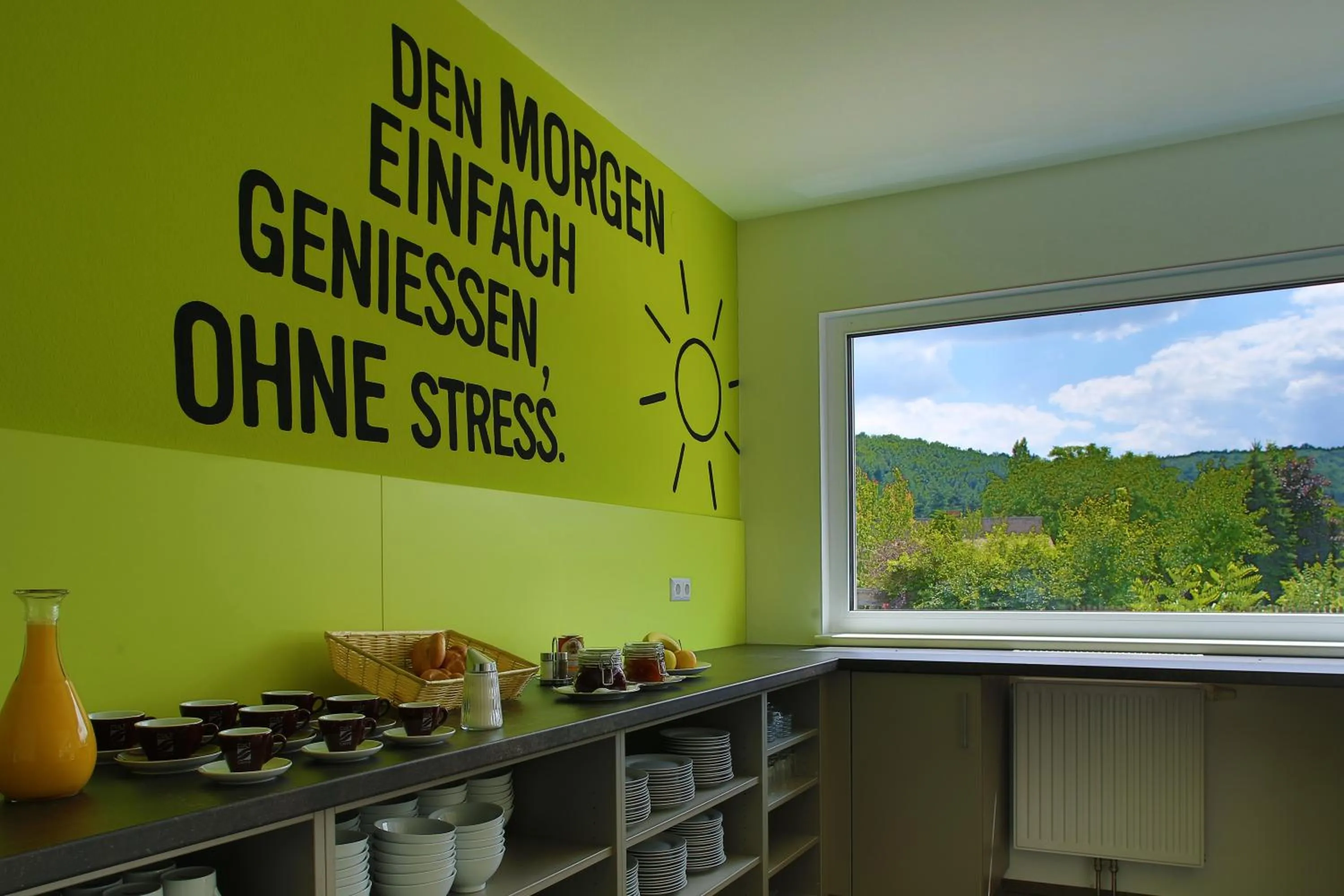 Buffet breakfast in Smart Motel