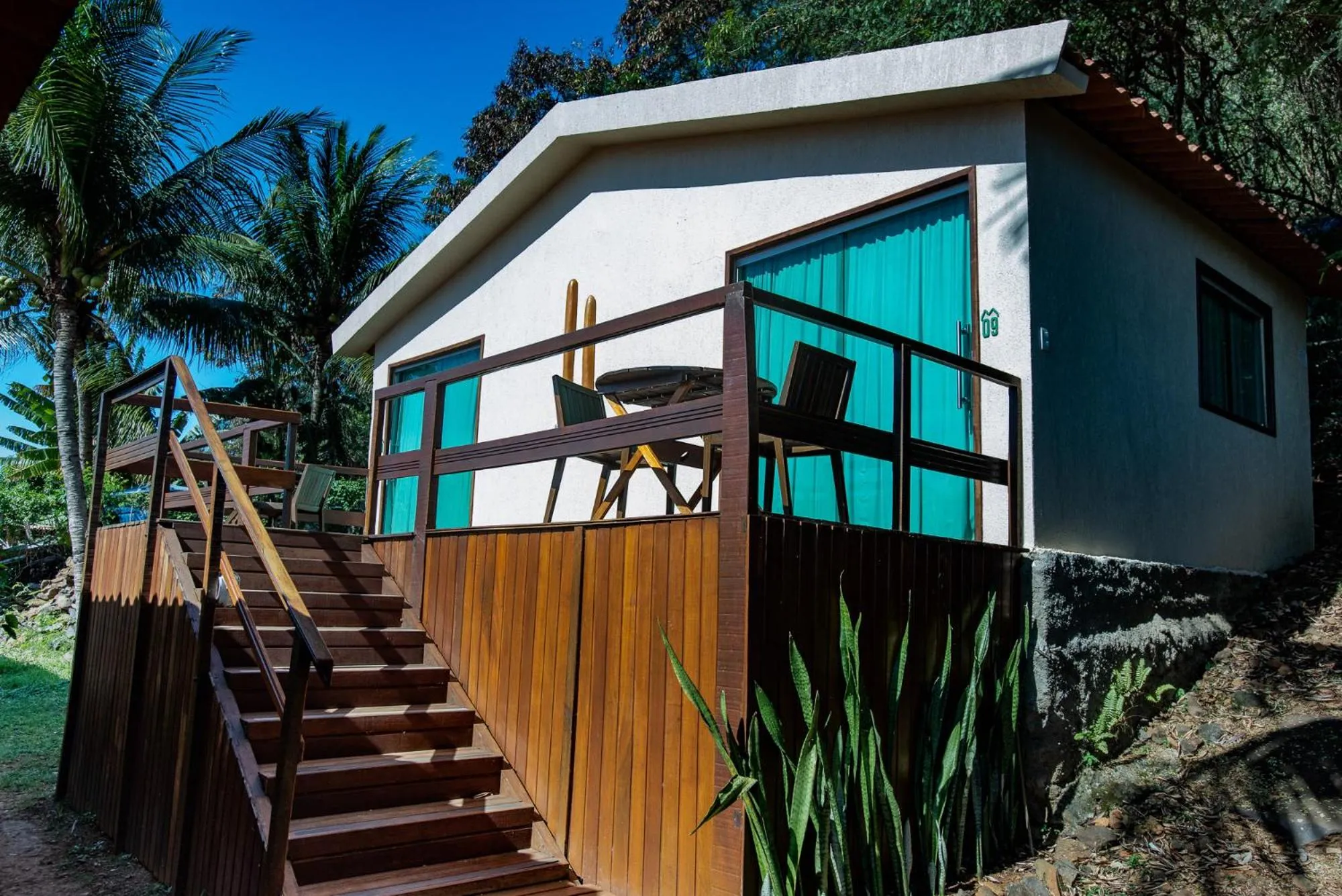 Garden view in Pousada da Germana