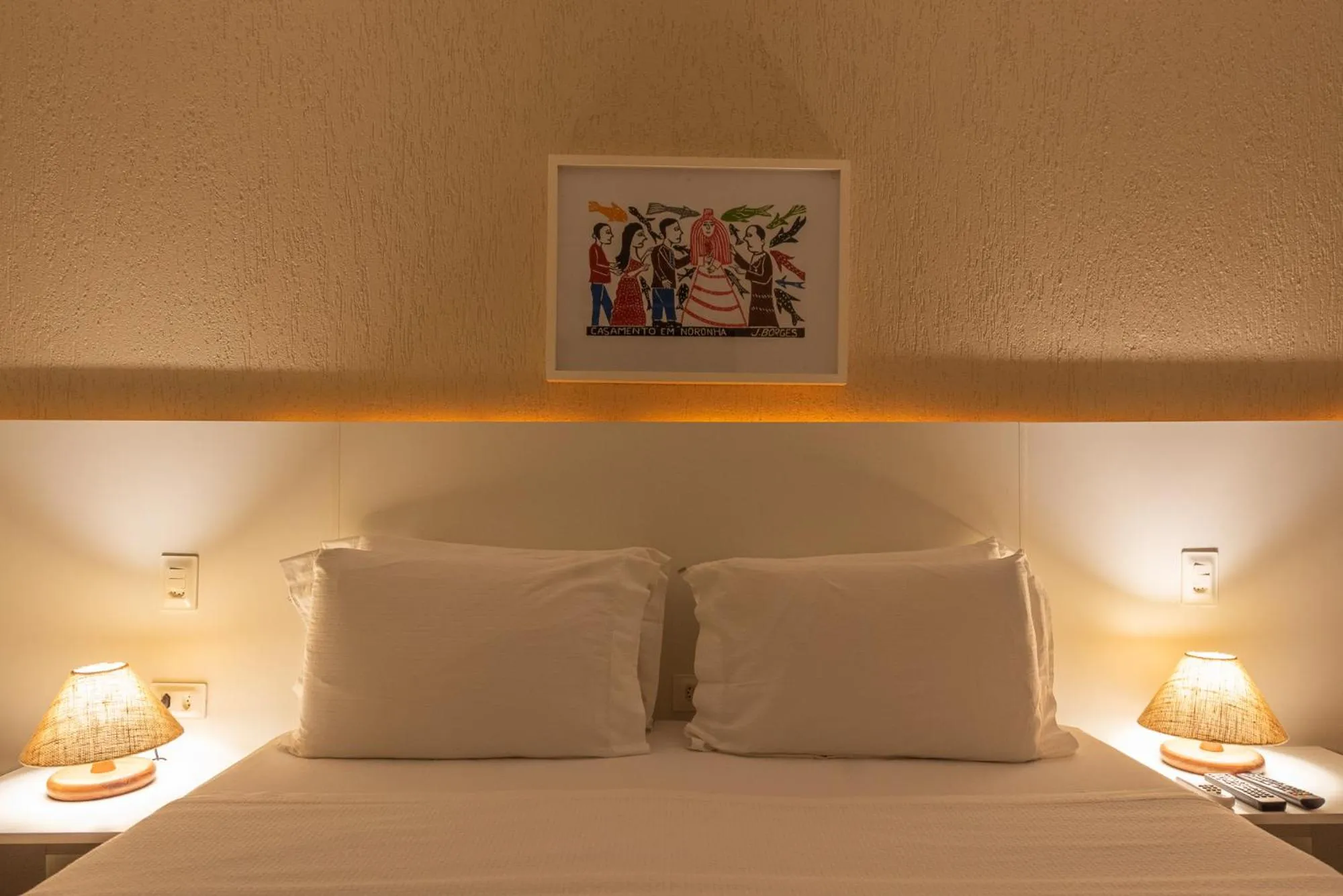 Bed in Pousada da Germana