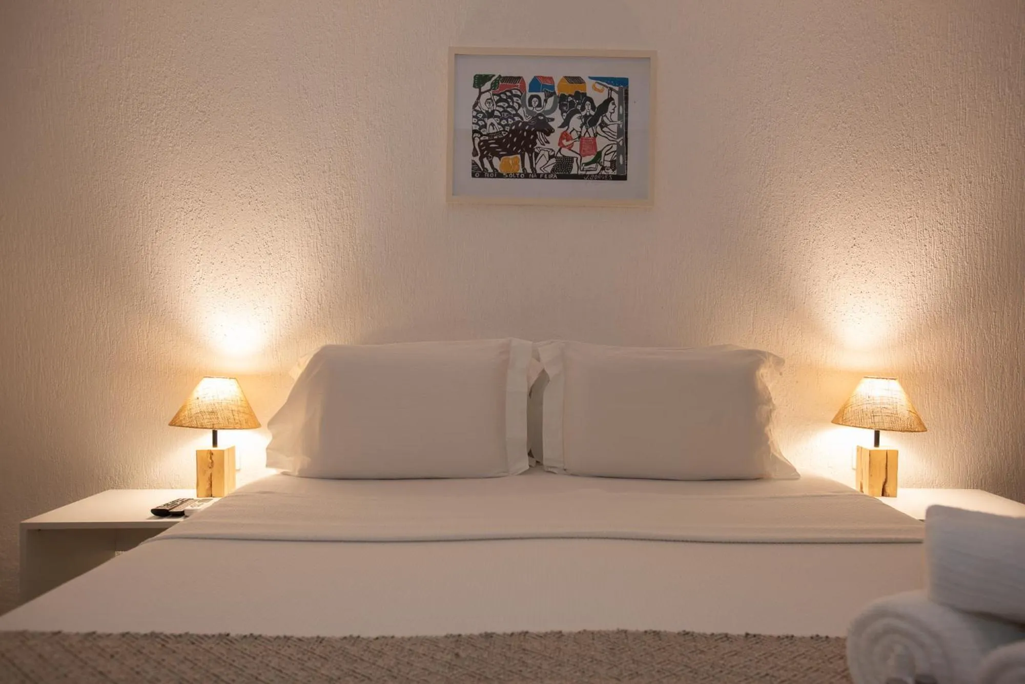 Bed in Pousada da Germana