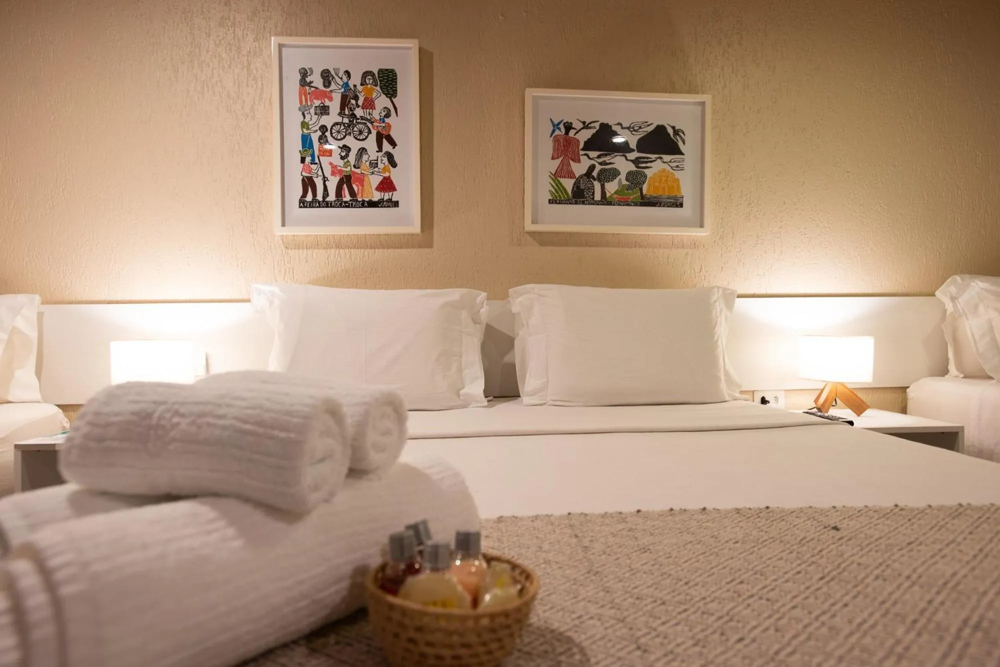 Bed in Pousada da Germana