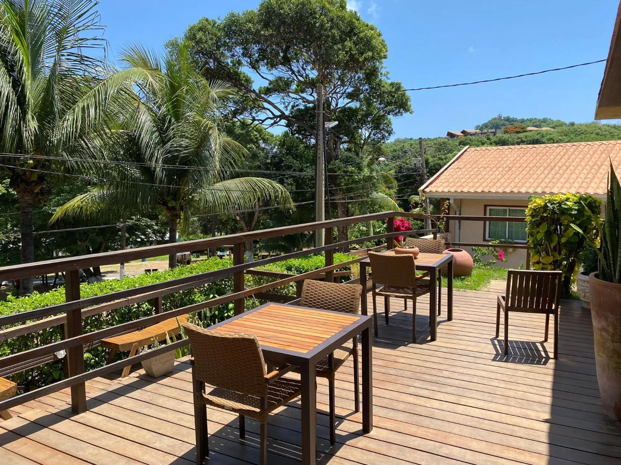 Patio in Pousada da Germana