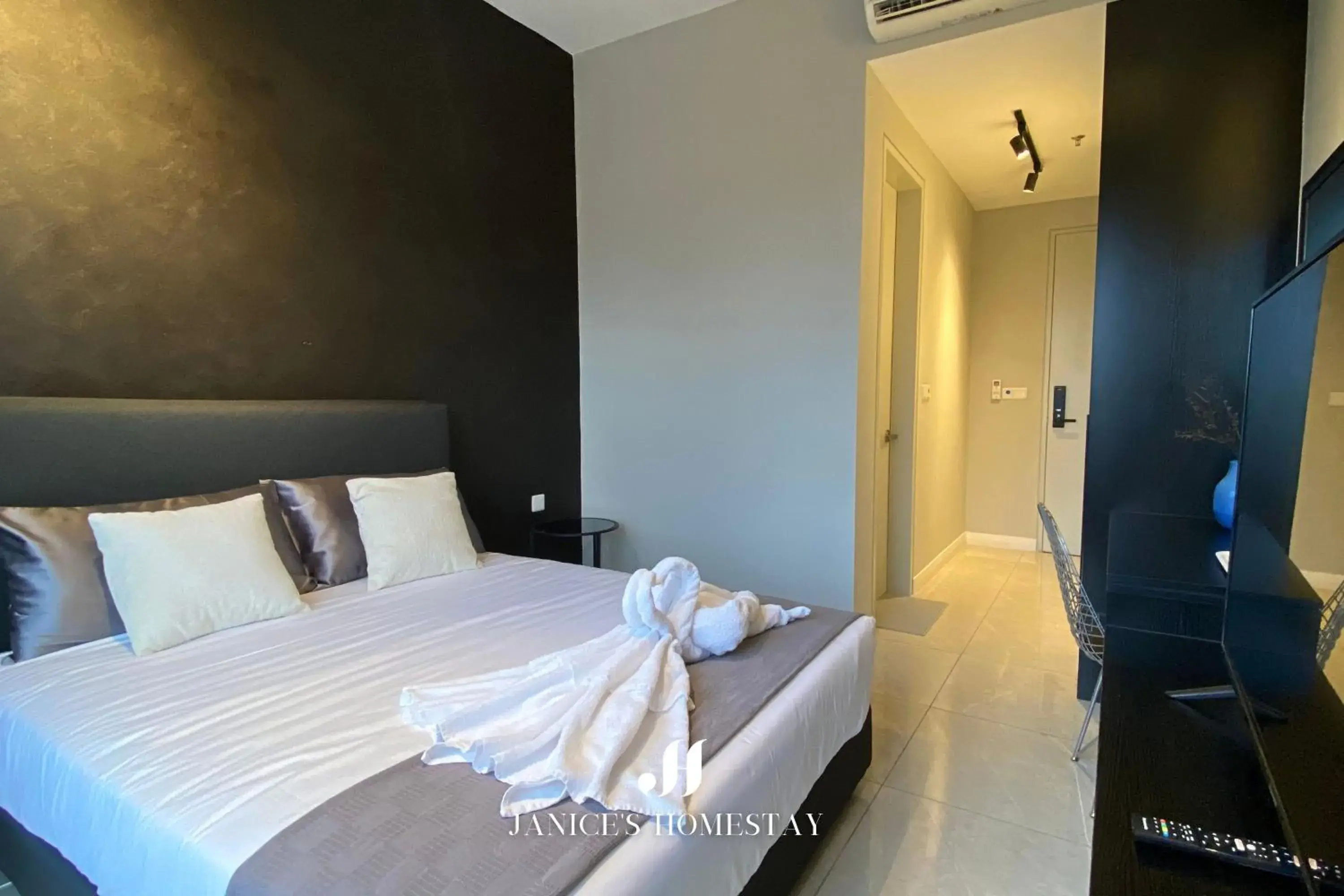 Bed in Axon Residences Bukit Bintang by Janice's Homestay Bed in Axon Residences Bukit Bintang by Janice's Homestay