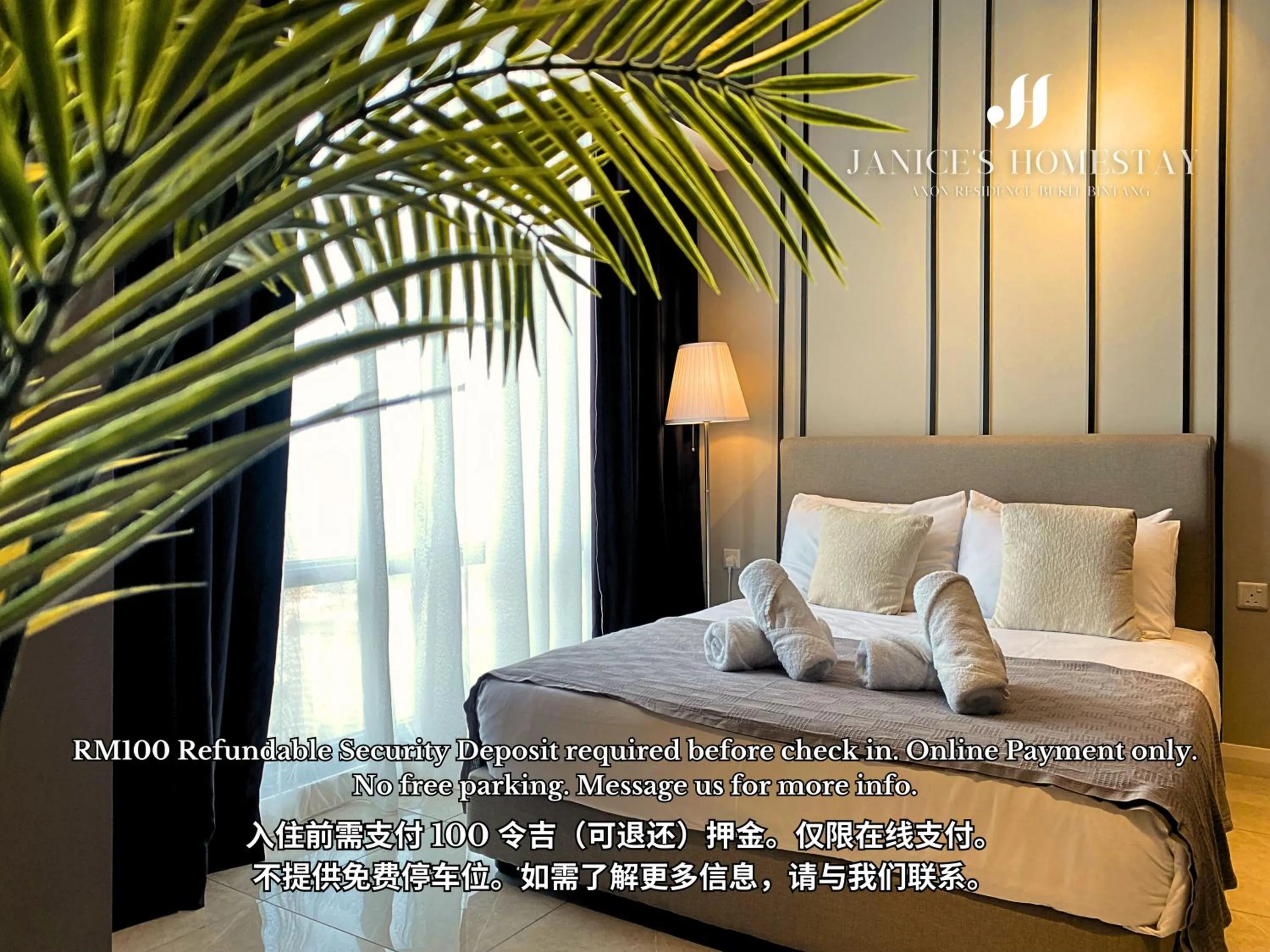 Property building, Bed in Axon Residences Bukit Bintang by Janice's Homestay