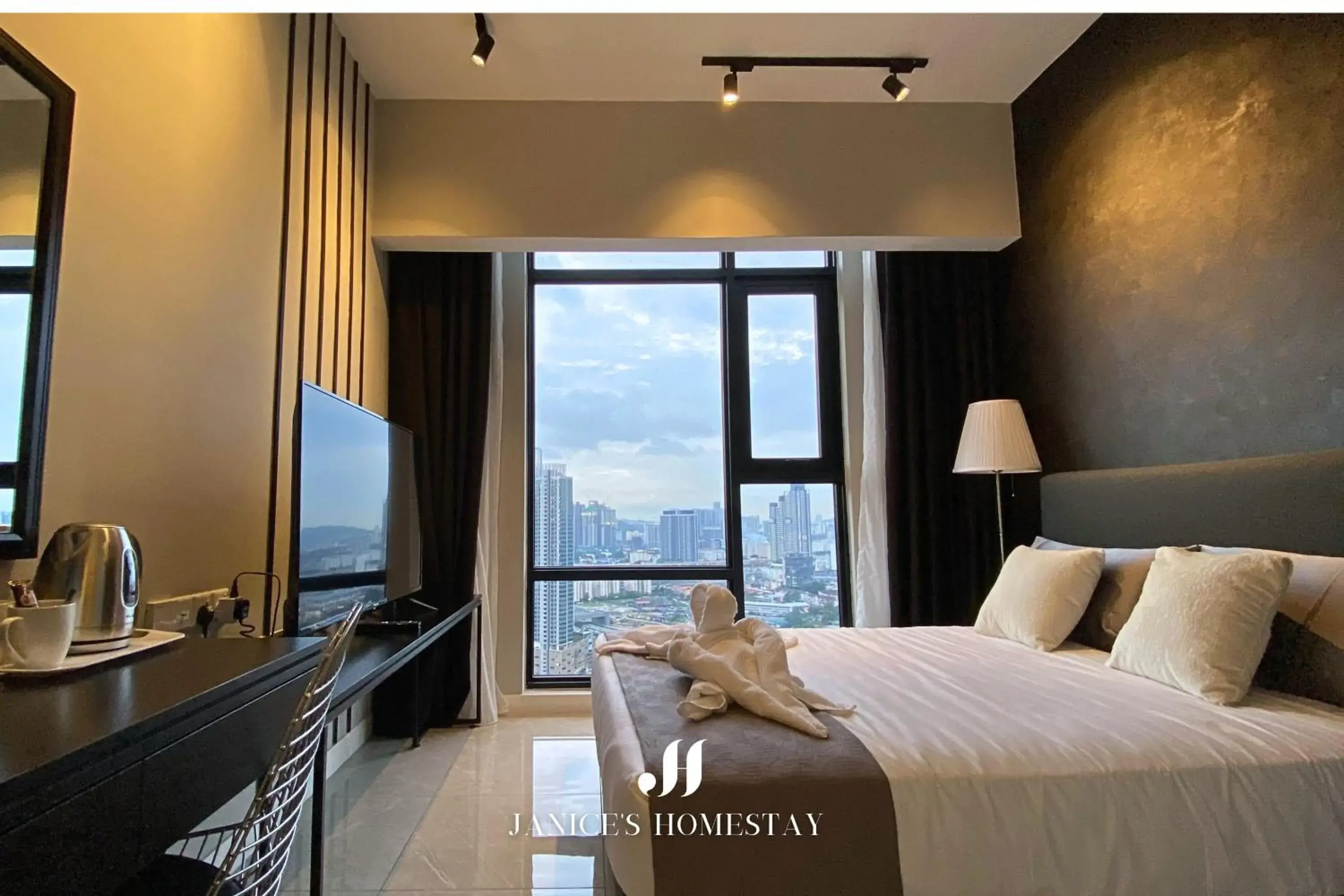 Bed in Axon Residences Bukit Bintang by Janice's Homestay Bed in Axon Residences Bukit Bintang by Janice's Homestay