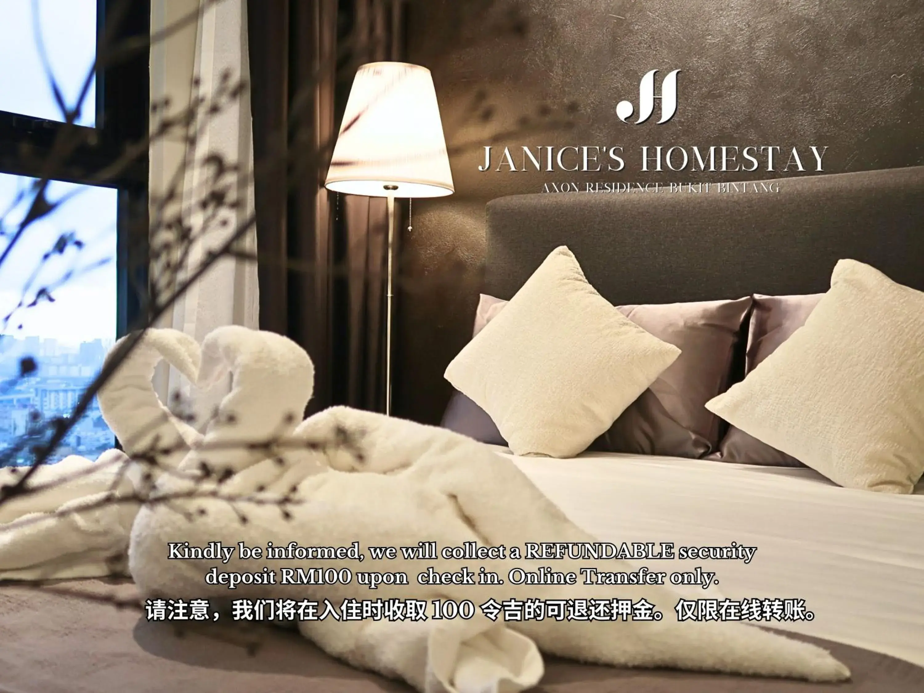 Standard Queen Room in Axon Residences Bukit Bintang by Janice's Homestay Standard Queen Room in Axon Residences Bukit Bintang by Janice's Homestay