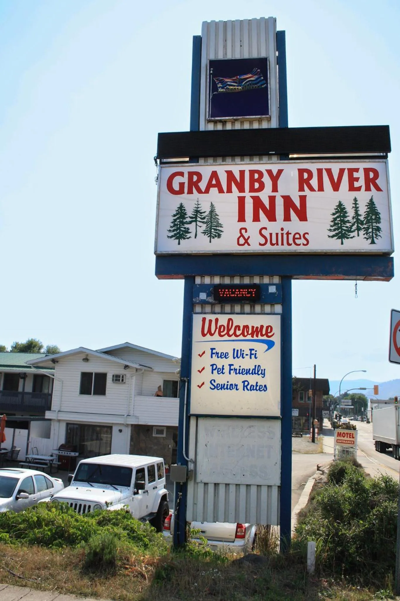Property logo or sign in Granby River Inn & Suites