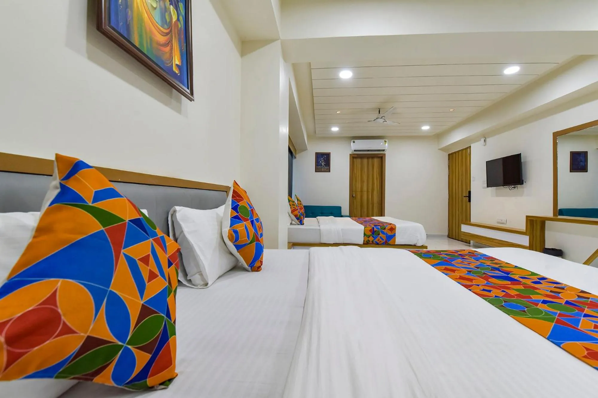 Bed in FabHotel Bliss