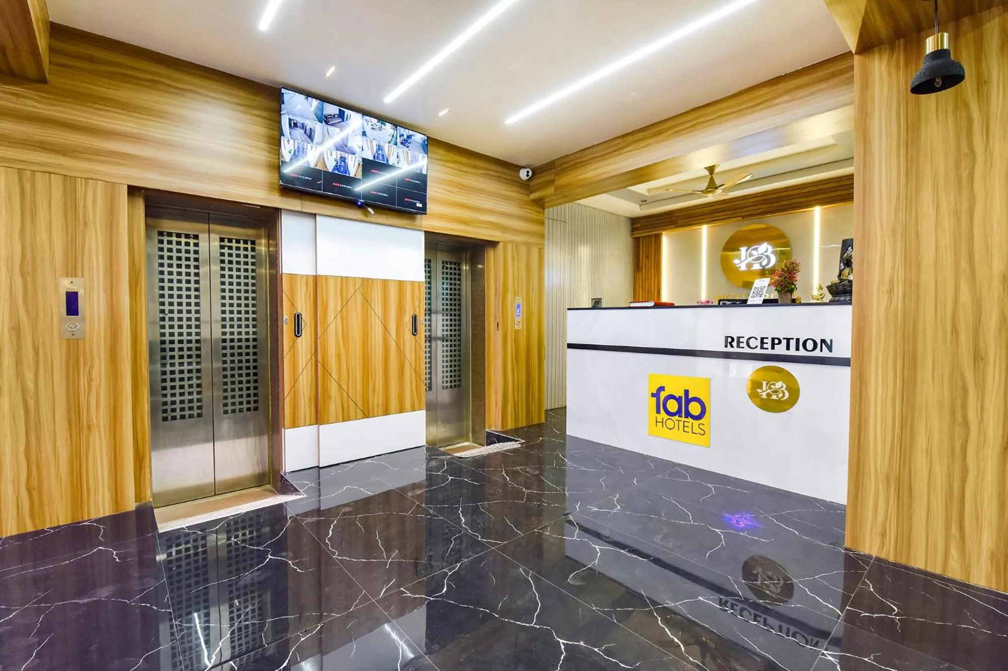 Lobby or reception in FabHotel Bliss
