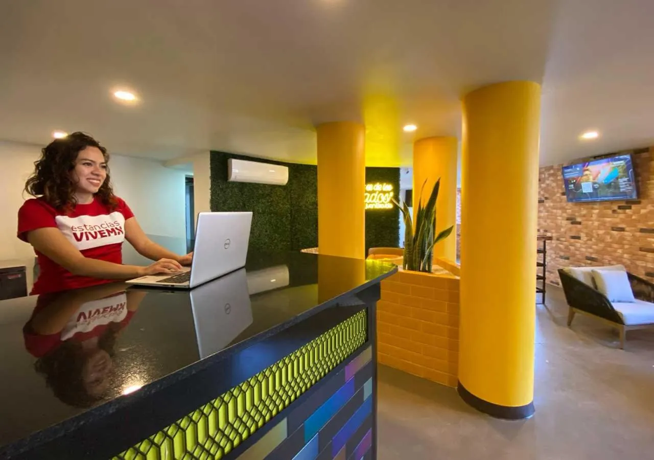 Lobby or reception in Hotel Estancias VIVE MX Cuauhtemoc, Trademark by Wyndham