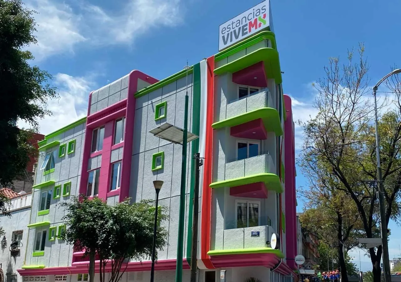 Property building in Hotel Estancias VIVE MX Cuauhtemoc, Trademark by Wyndham