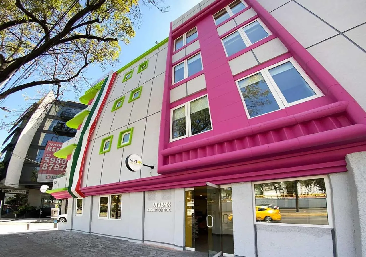 Property building in Hotel Estancias VIVE MX Cuauhtemoc, Trademark by Wyndham