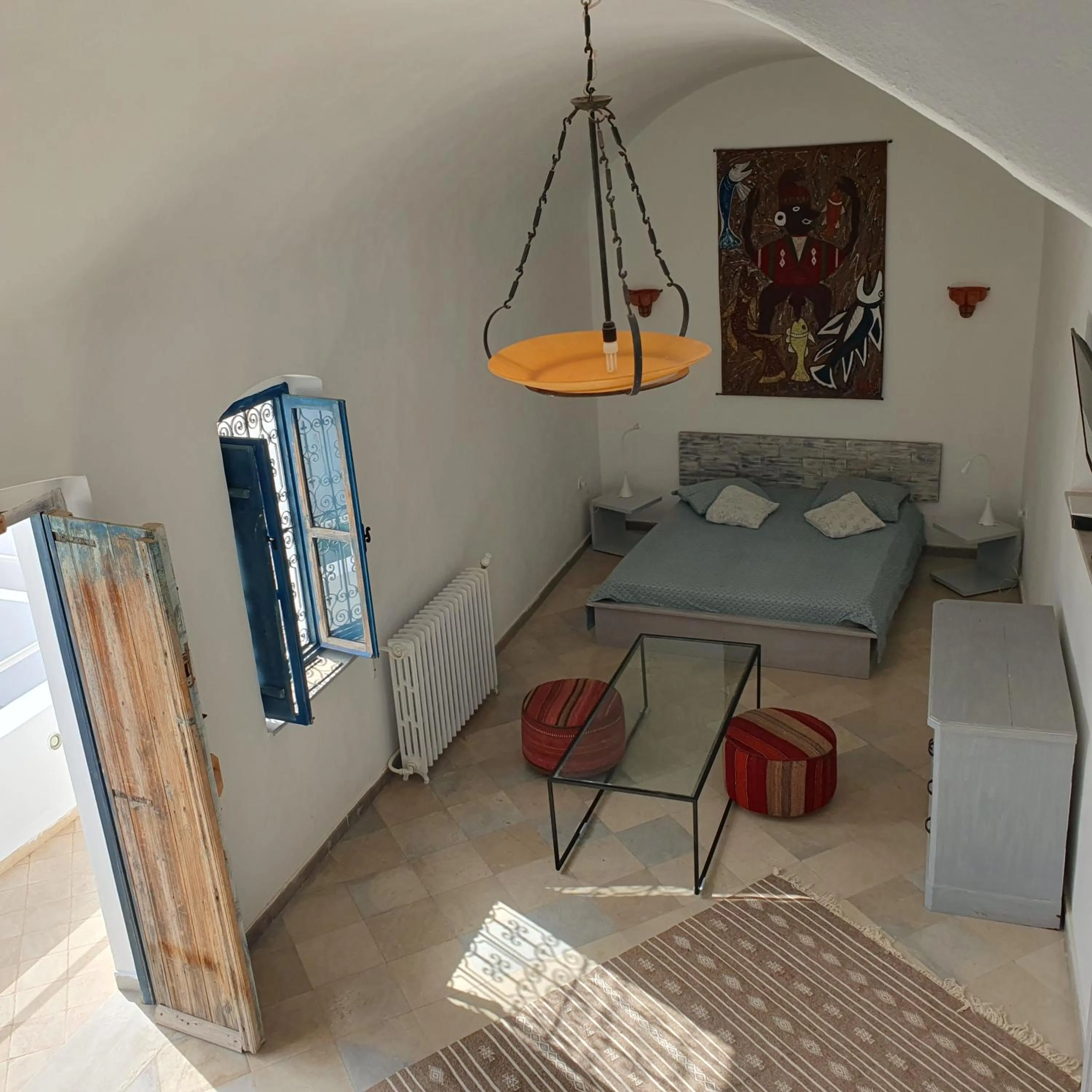 View (from property/room), Bed in Dar Ennour Djerbahood Erriadh