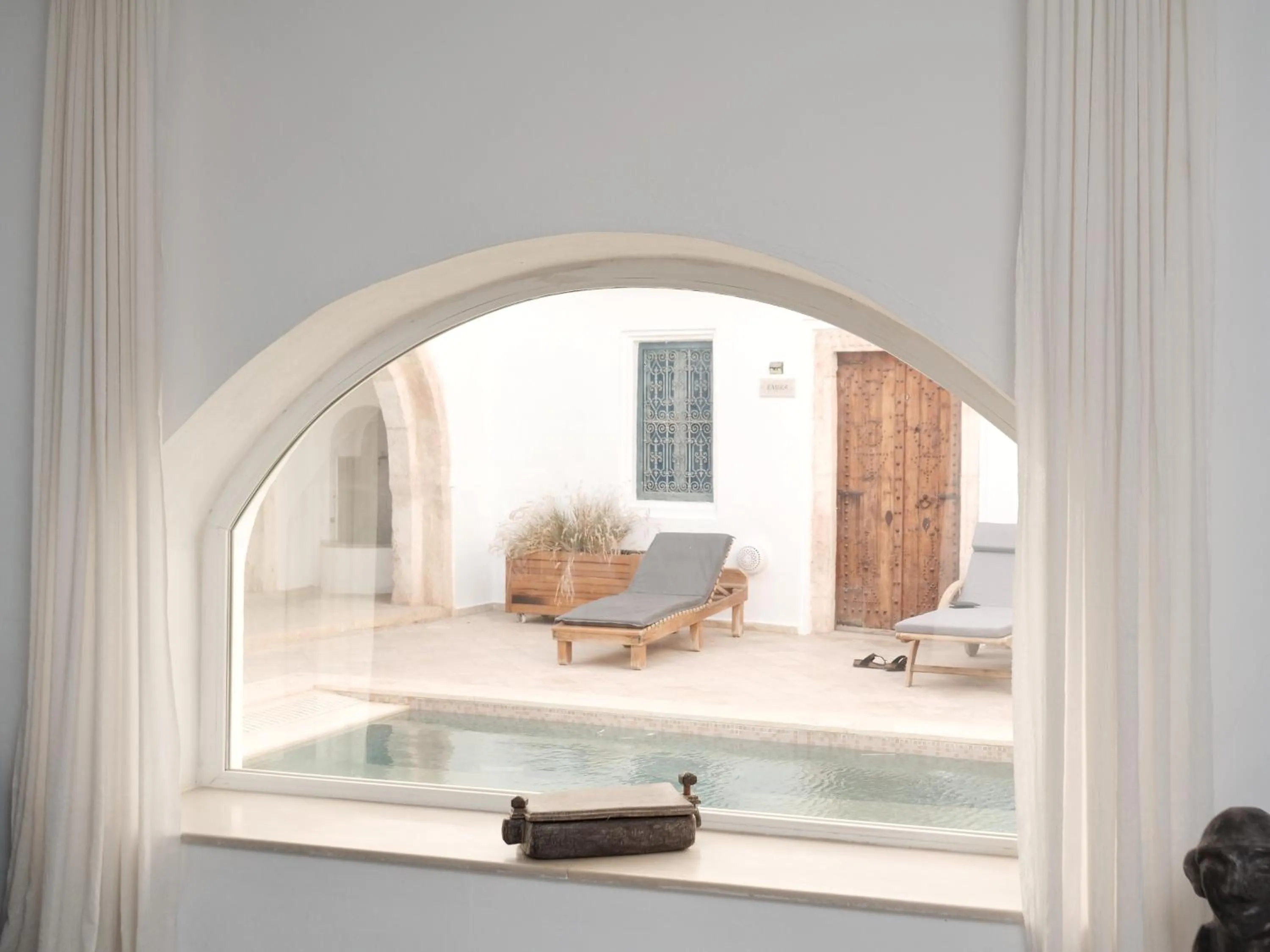 Communal lounge/ TV room in Dar Ennour Djerbahood Erriadh