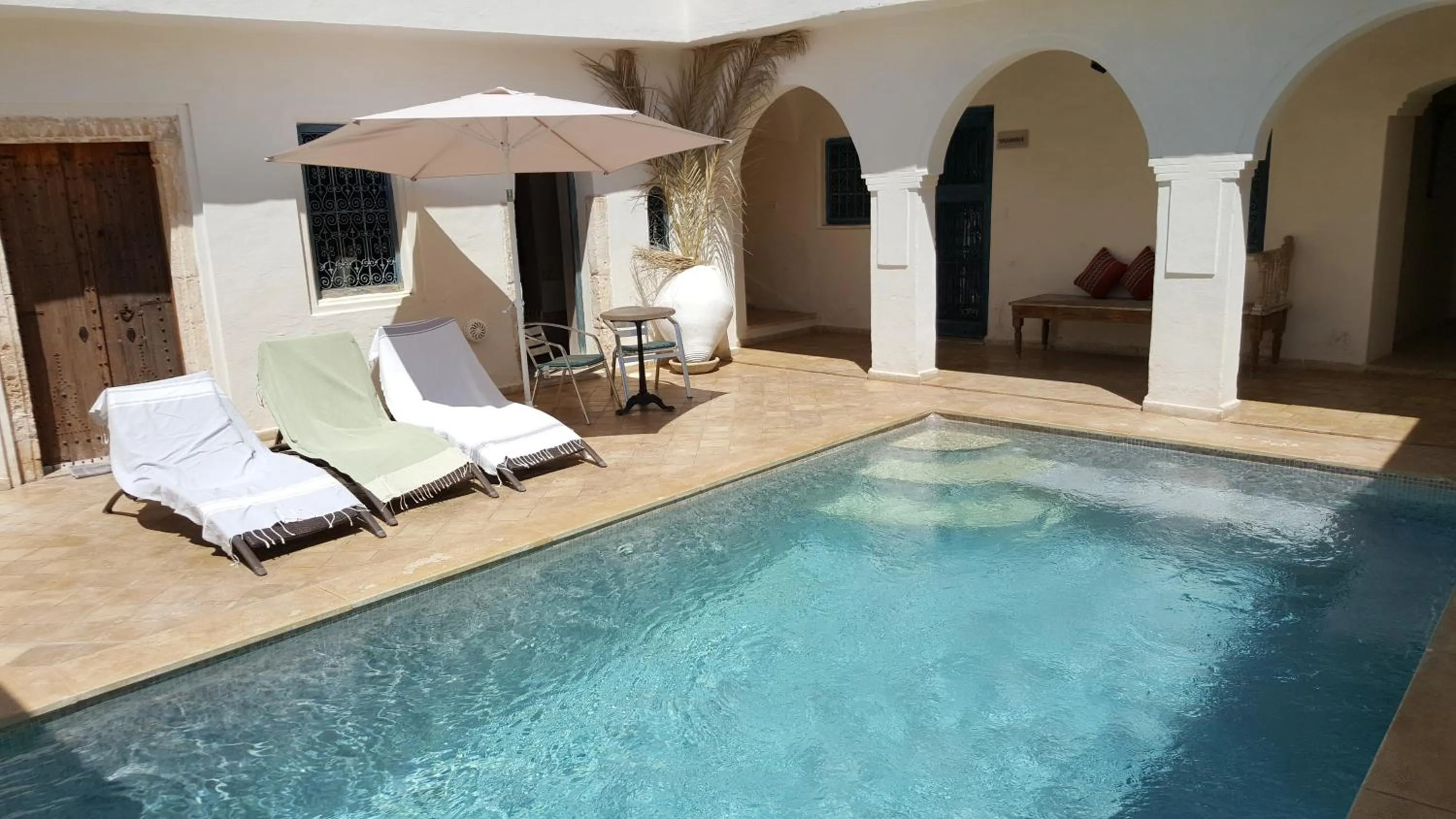 Pool view in Dar Ennour Djerbahood Erriadh