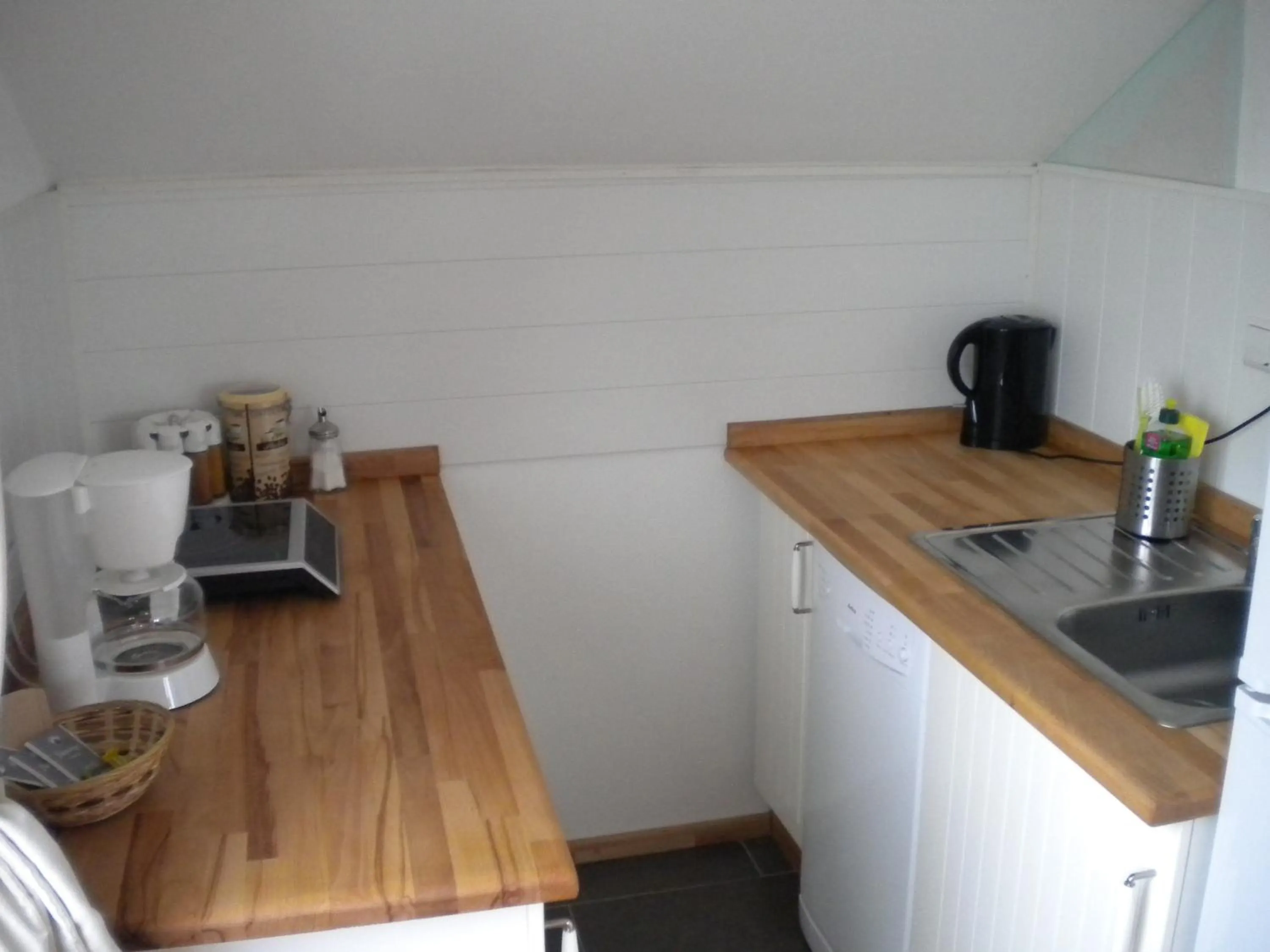 Kitchen or kitchenette in Warum ins Hotel