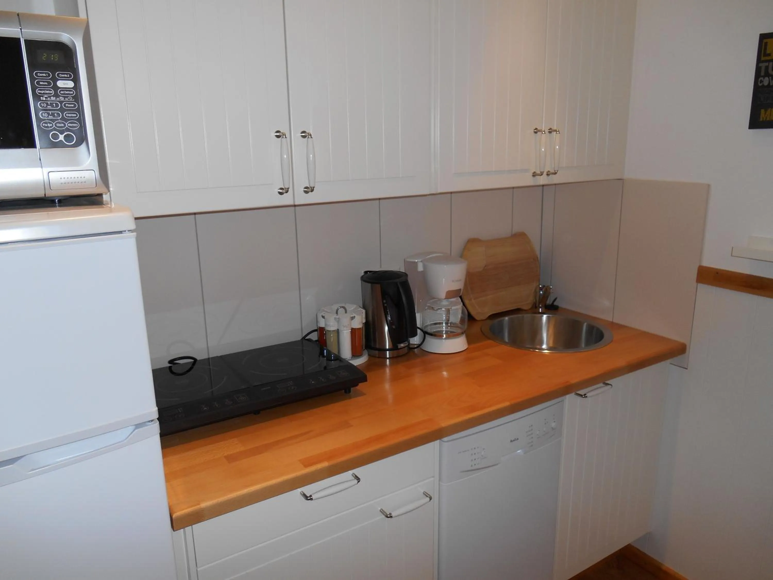 Kitchen or kitchenette in Warum ins Hotel