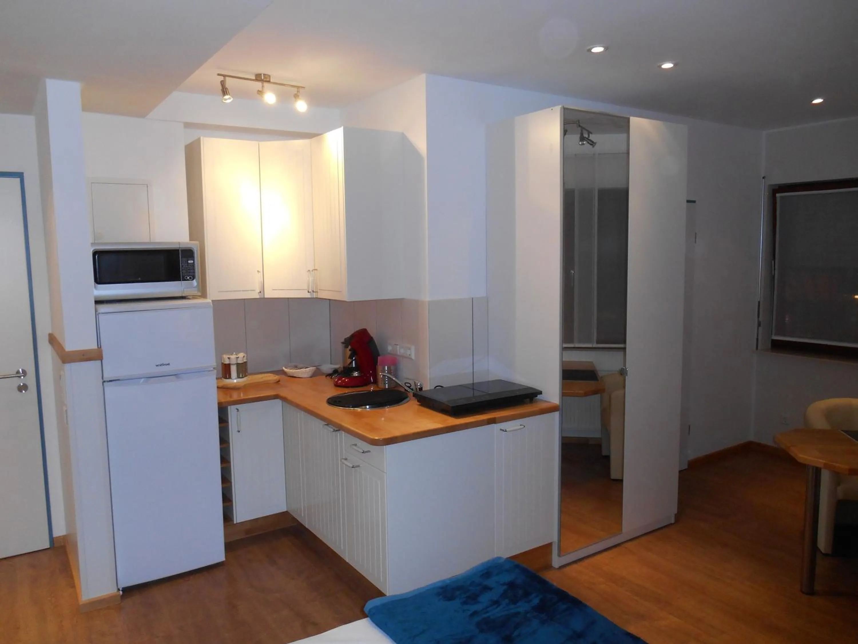 Kitchen or kitchenette in Warum ins Hotel