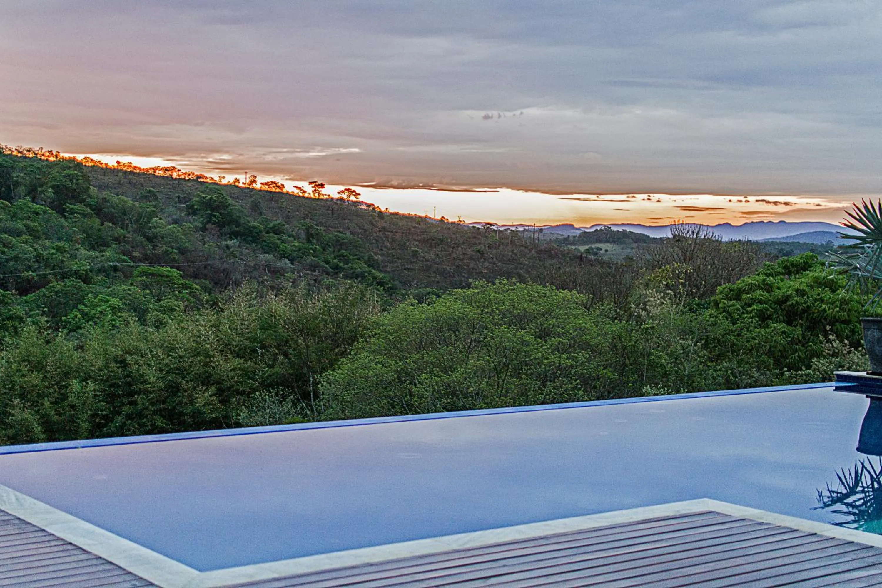 Mountain view in Pousada Chão de Minas