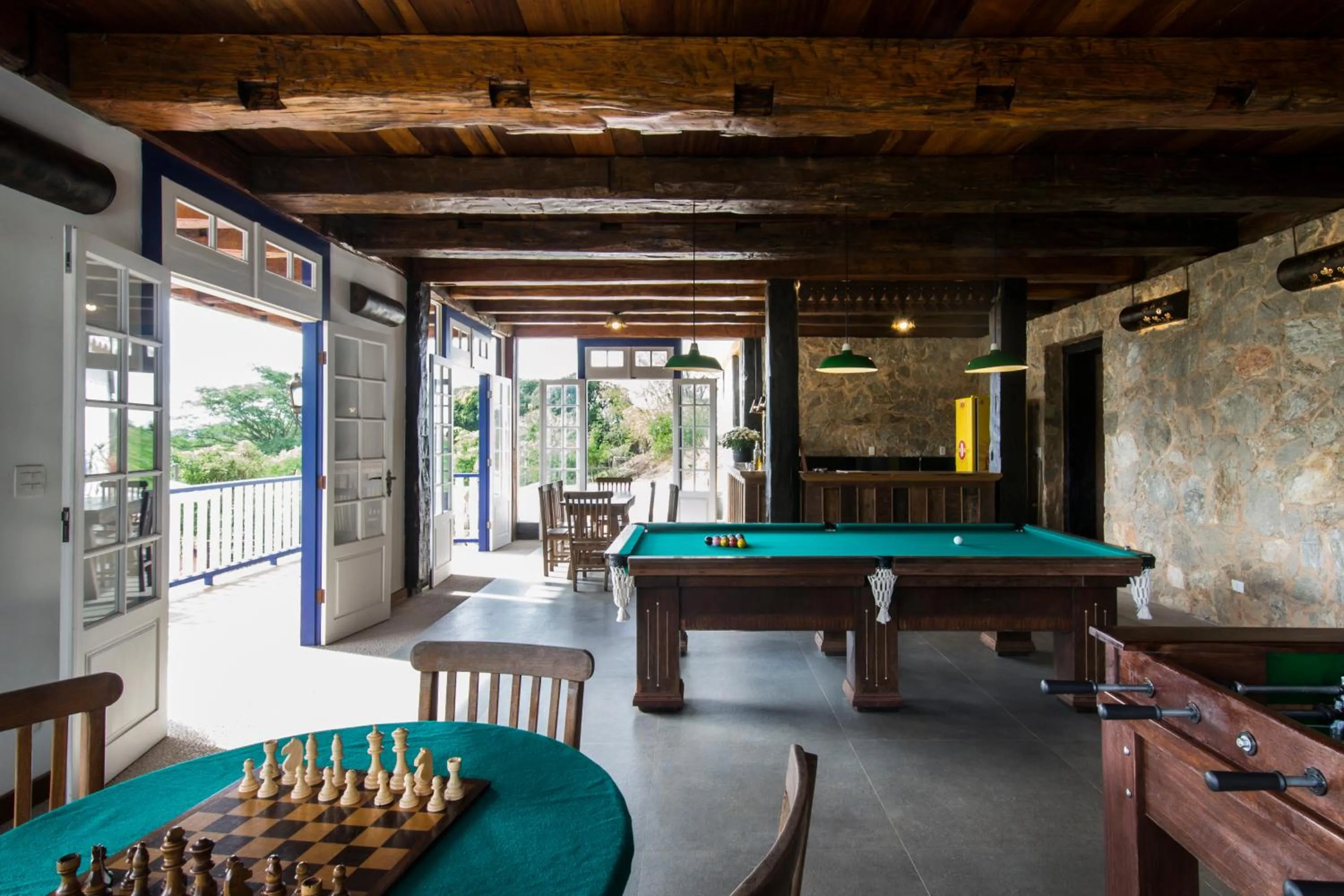 Billiard in Pousada Chão de Minas
