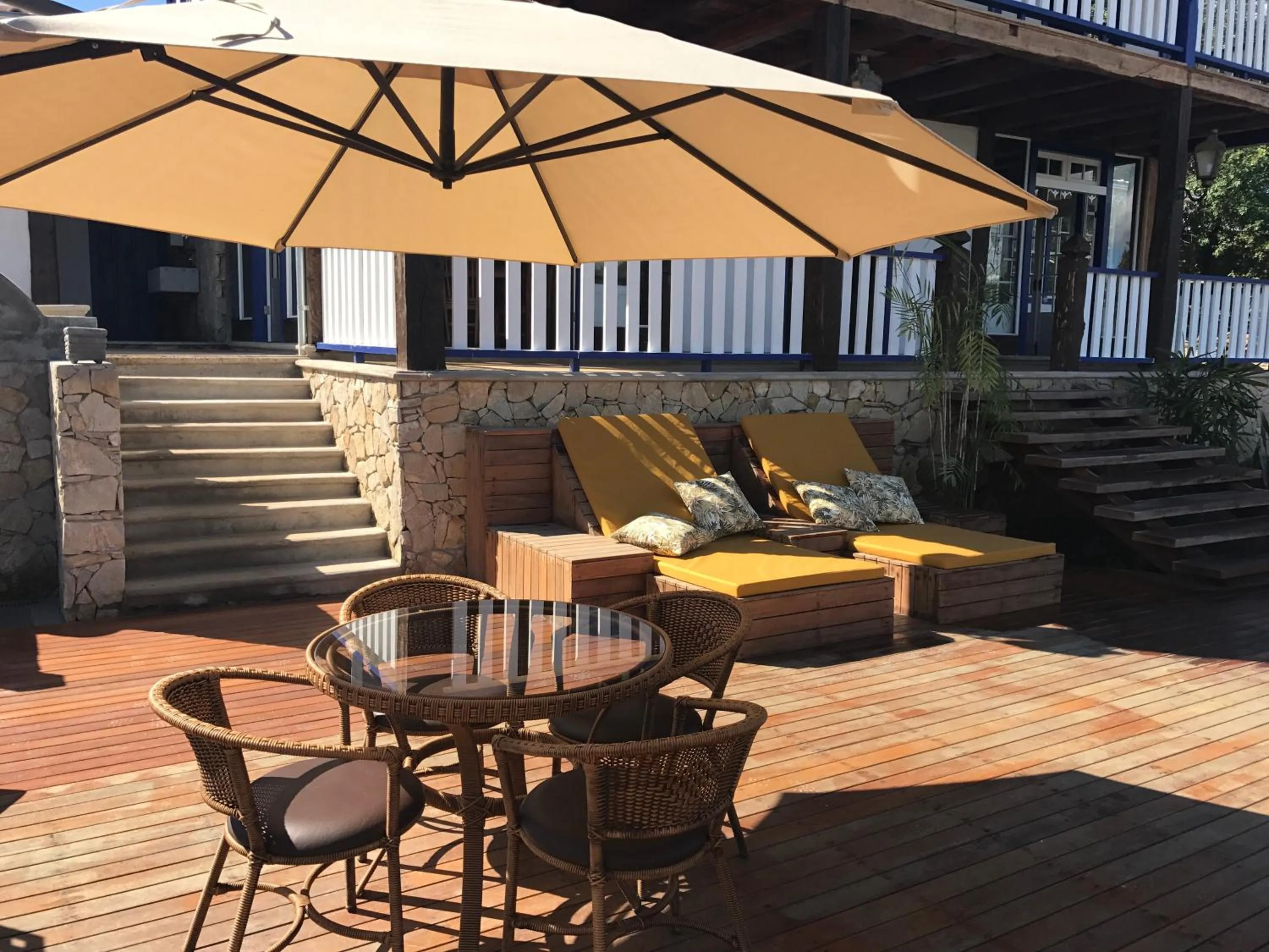 Balcony/Terrace in Pousada Chão de Minas