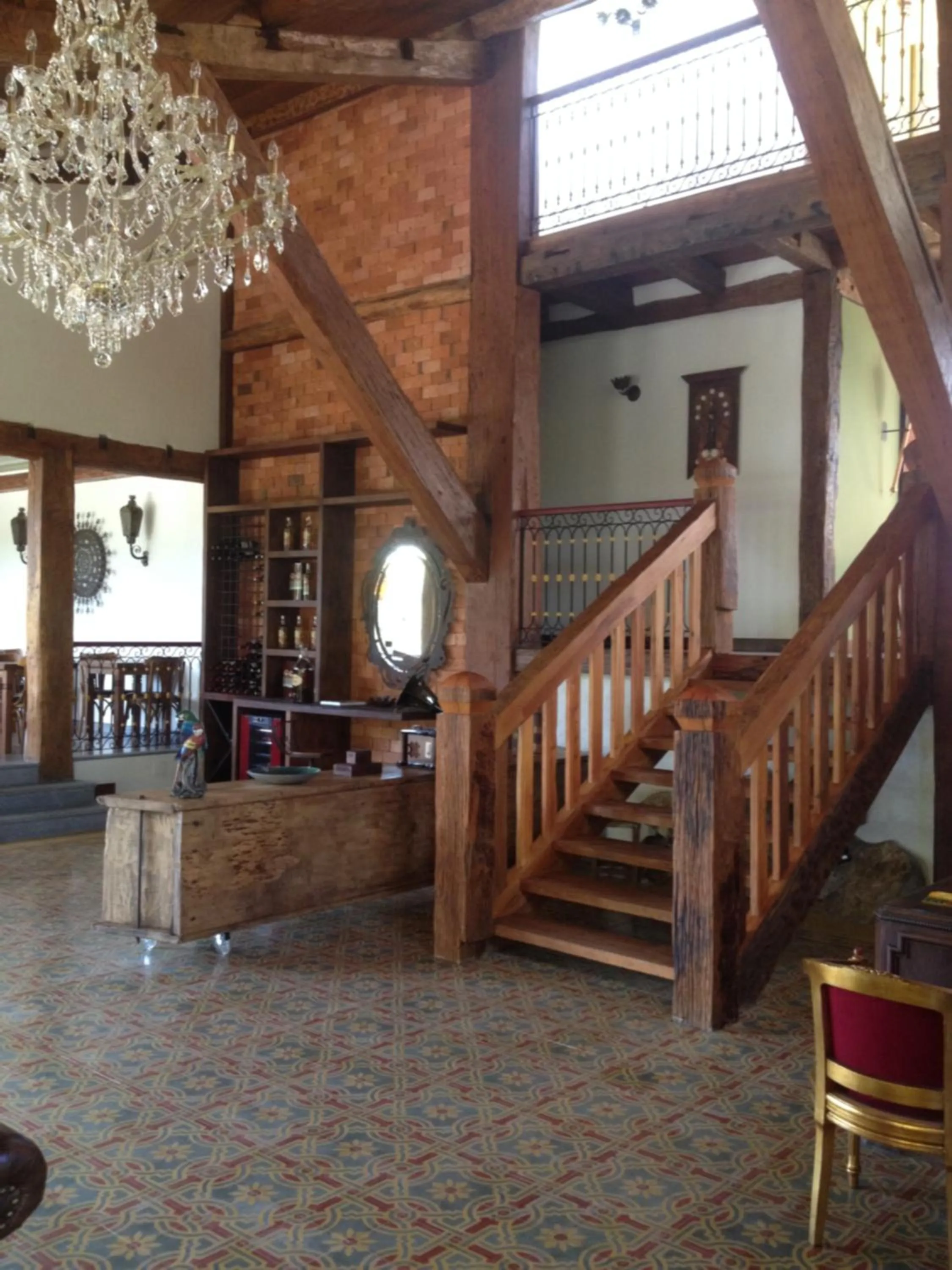 Decorative detail in Pousada Chão de Minas