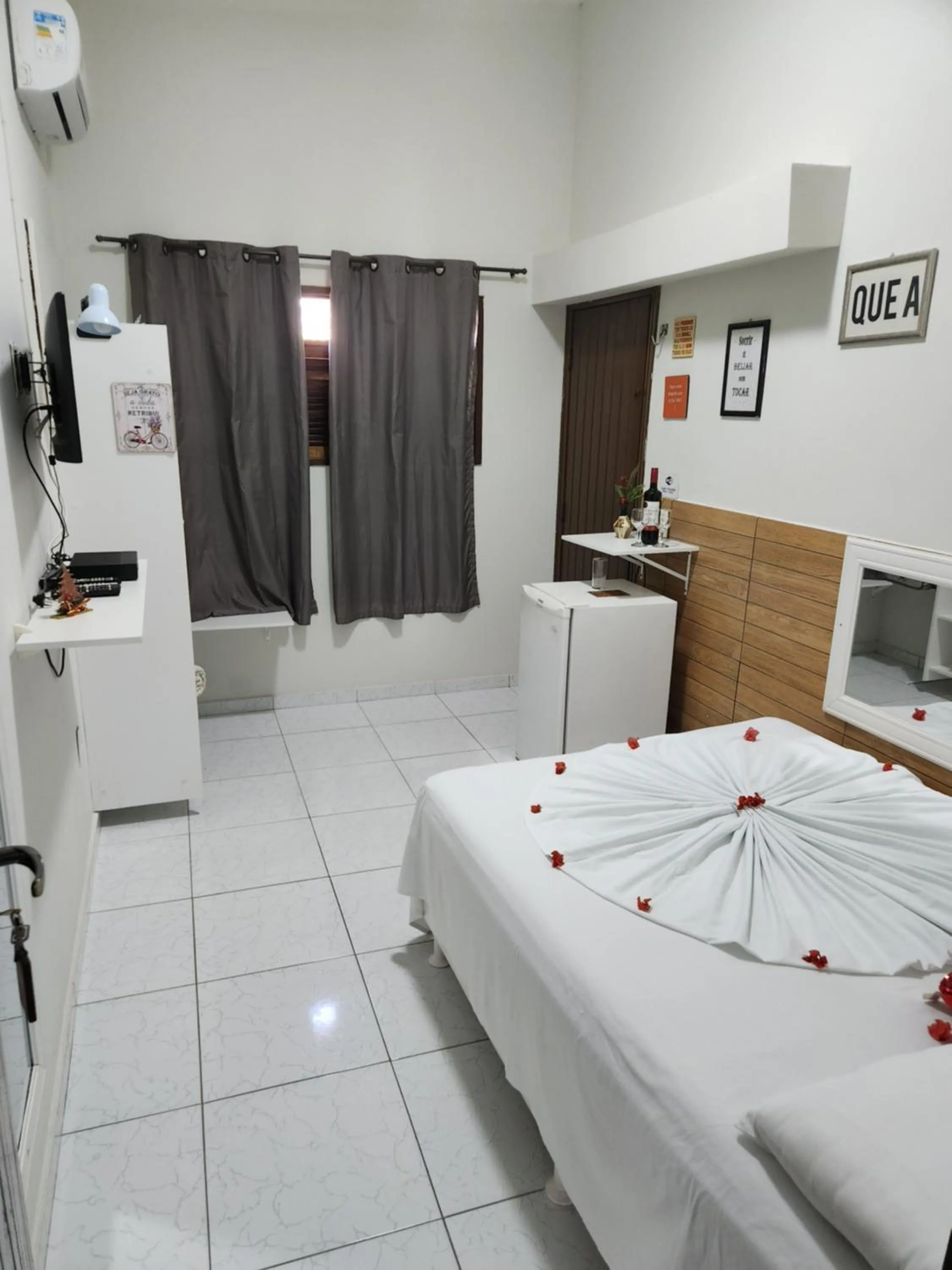 Bed in Pousada Flor Dália