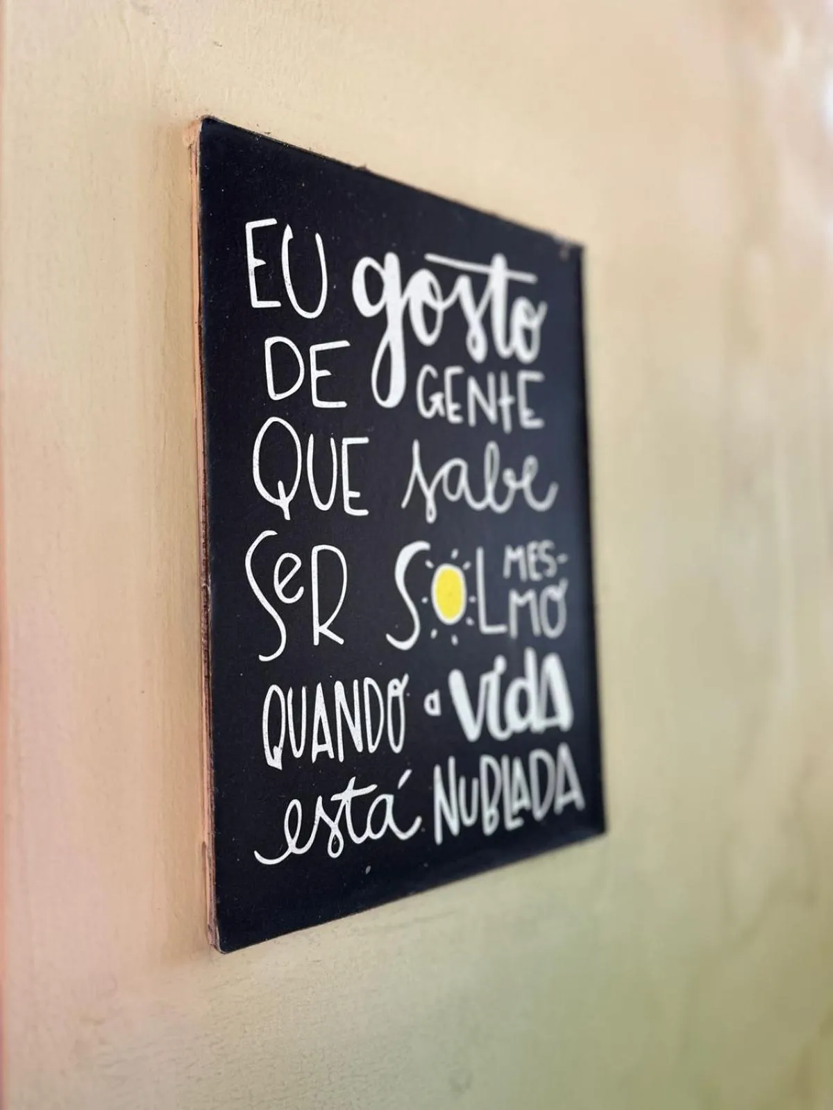 Decorative detail in Pousada Flor Dália