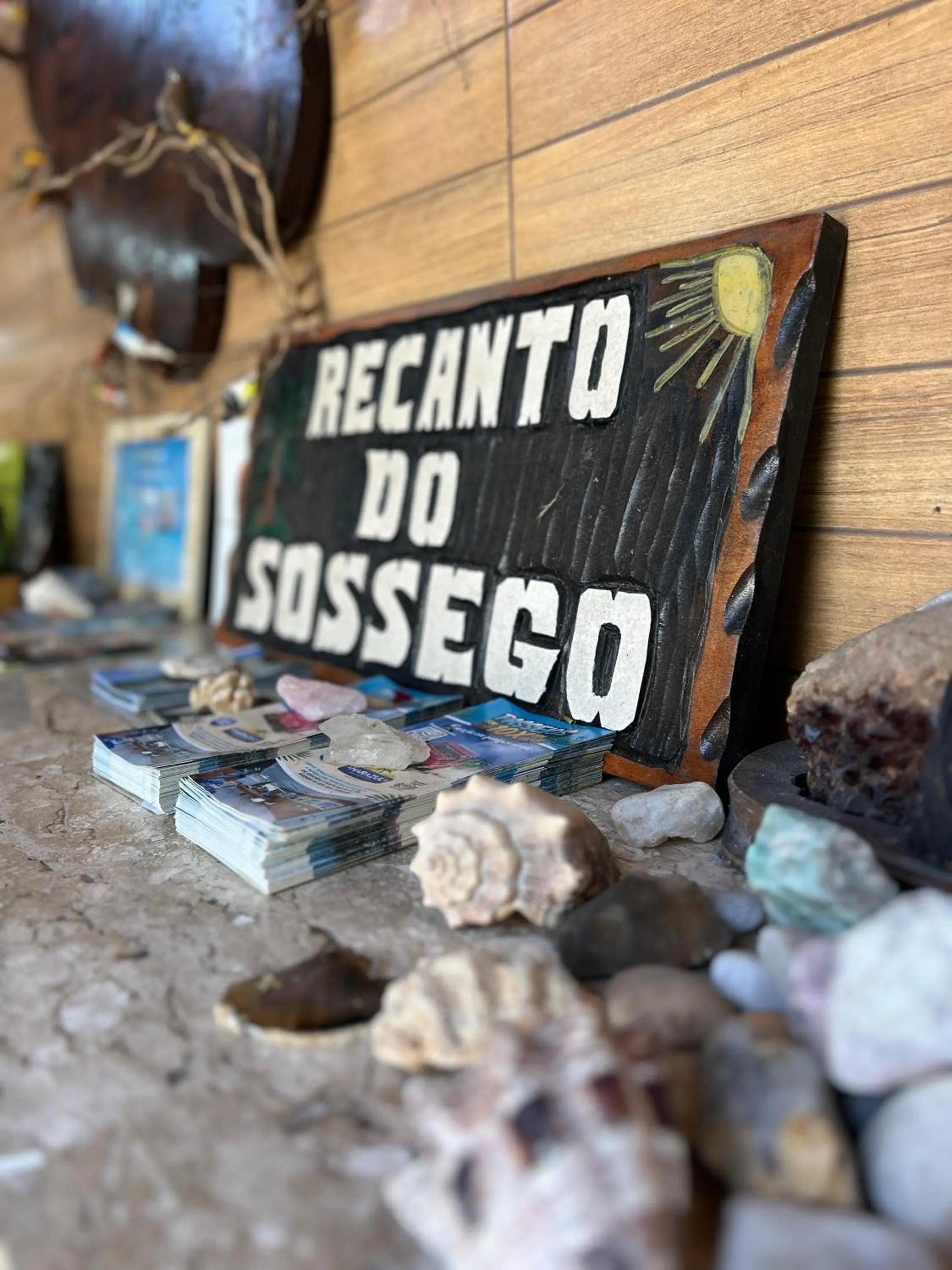 Inner courtyard view in Pousada Flor Dália