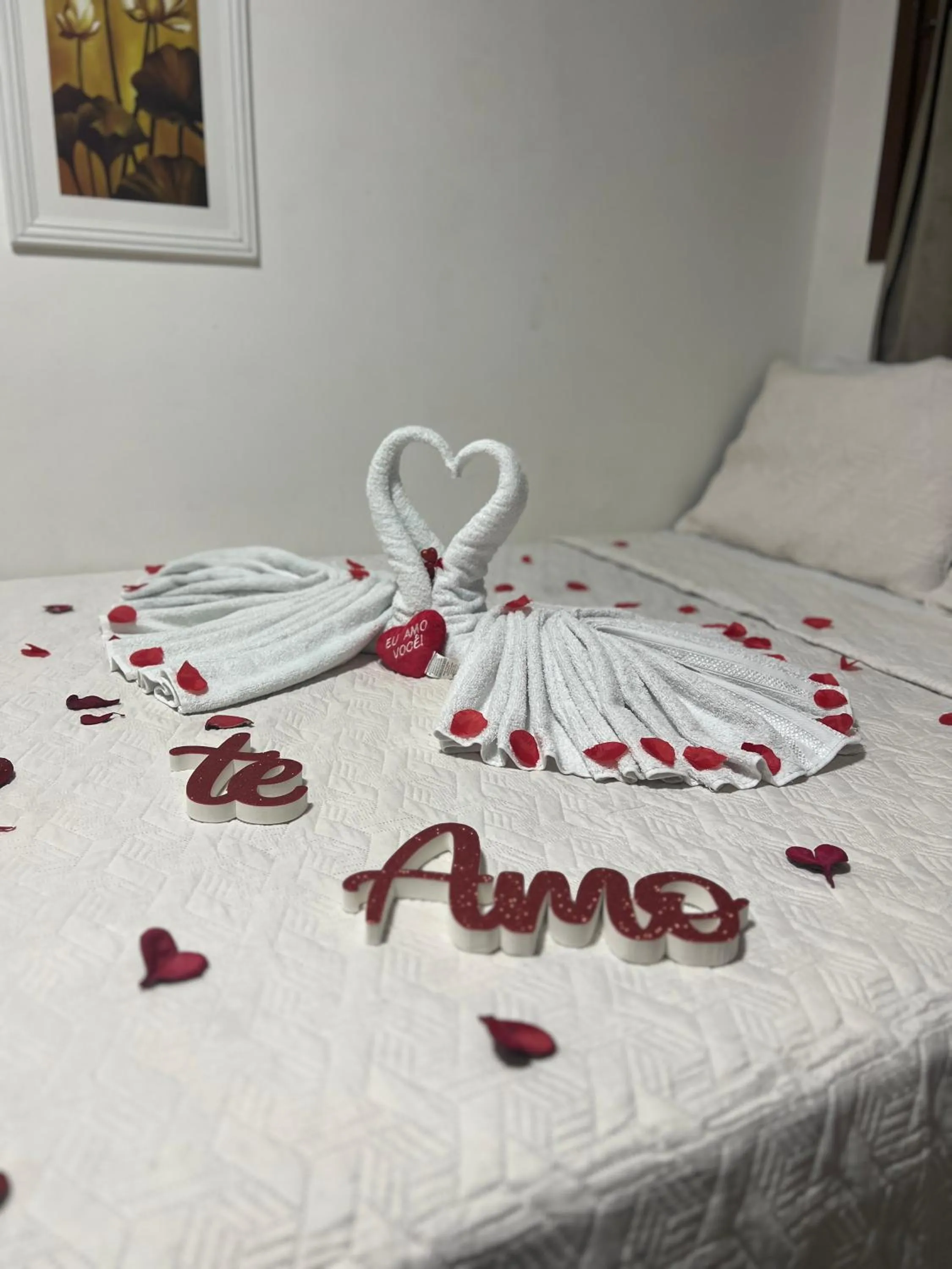 Bed in Pousada Flor Dália