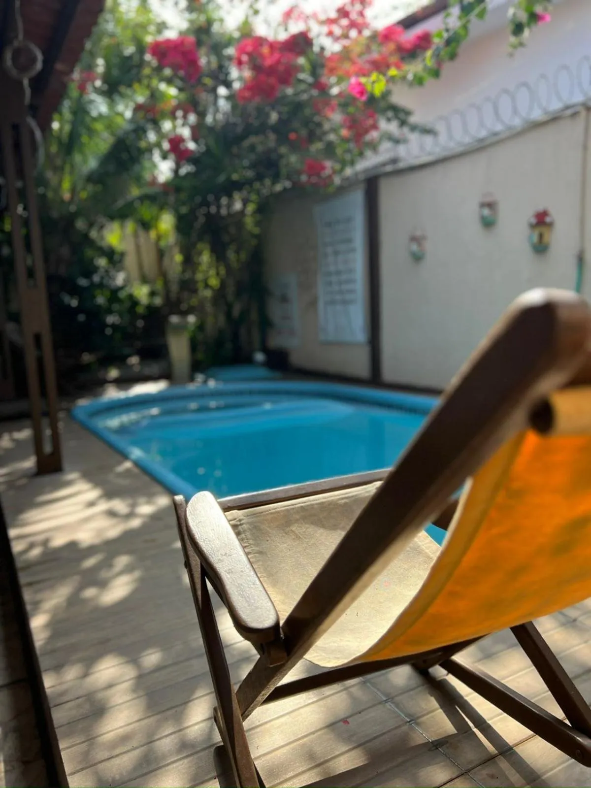 Swimming pool in Pousada Flor Dália