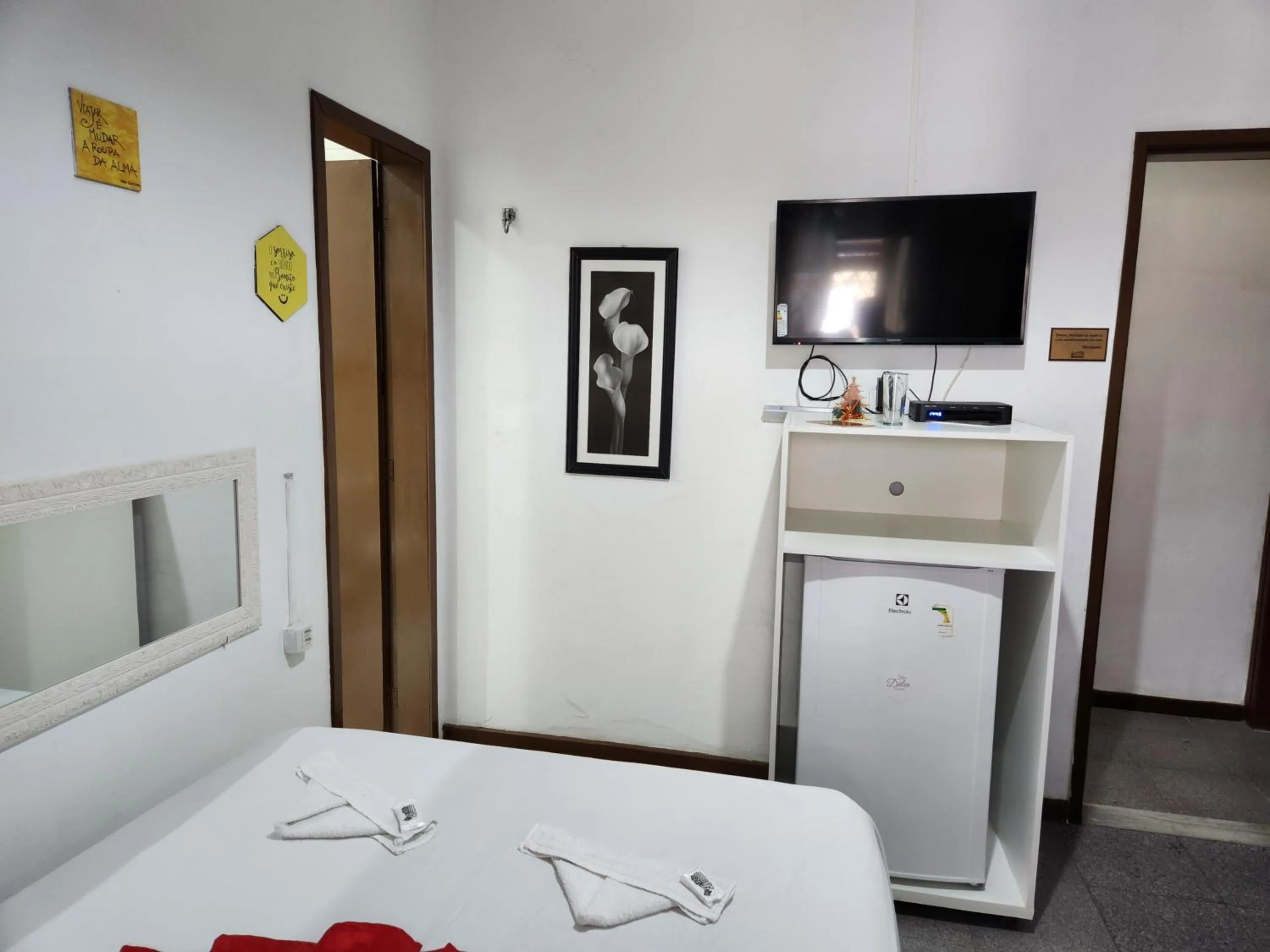 Bed in Pousada Flor Dália