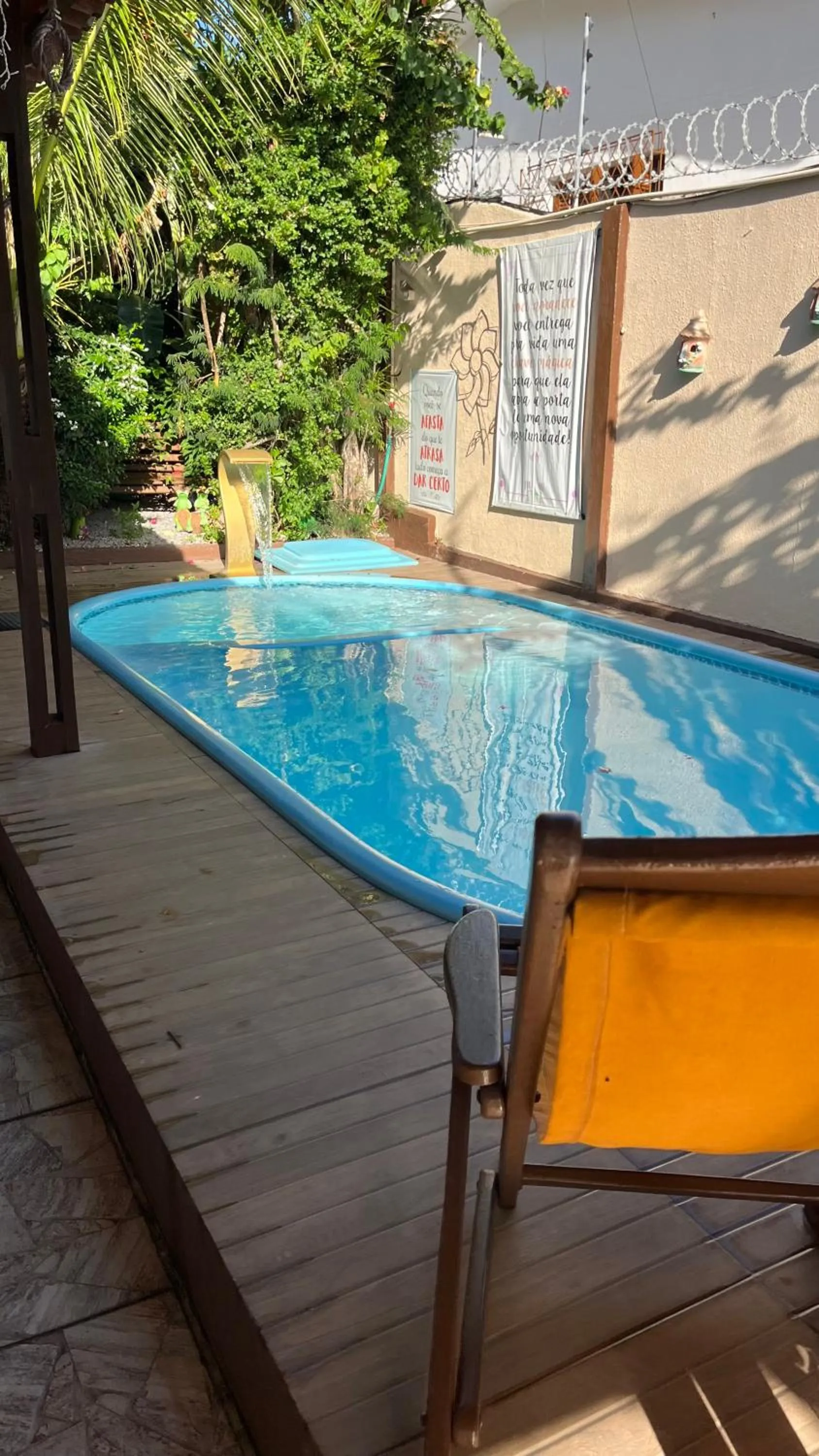 Swimming pool in Pousada Flor Dália