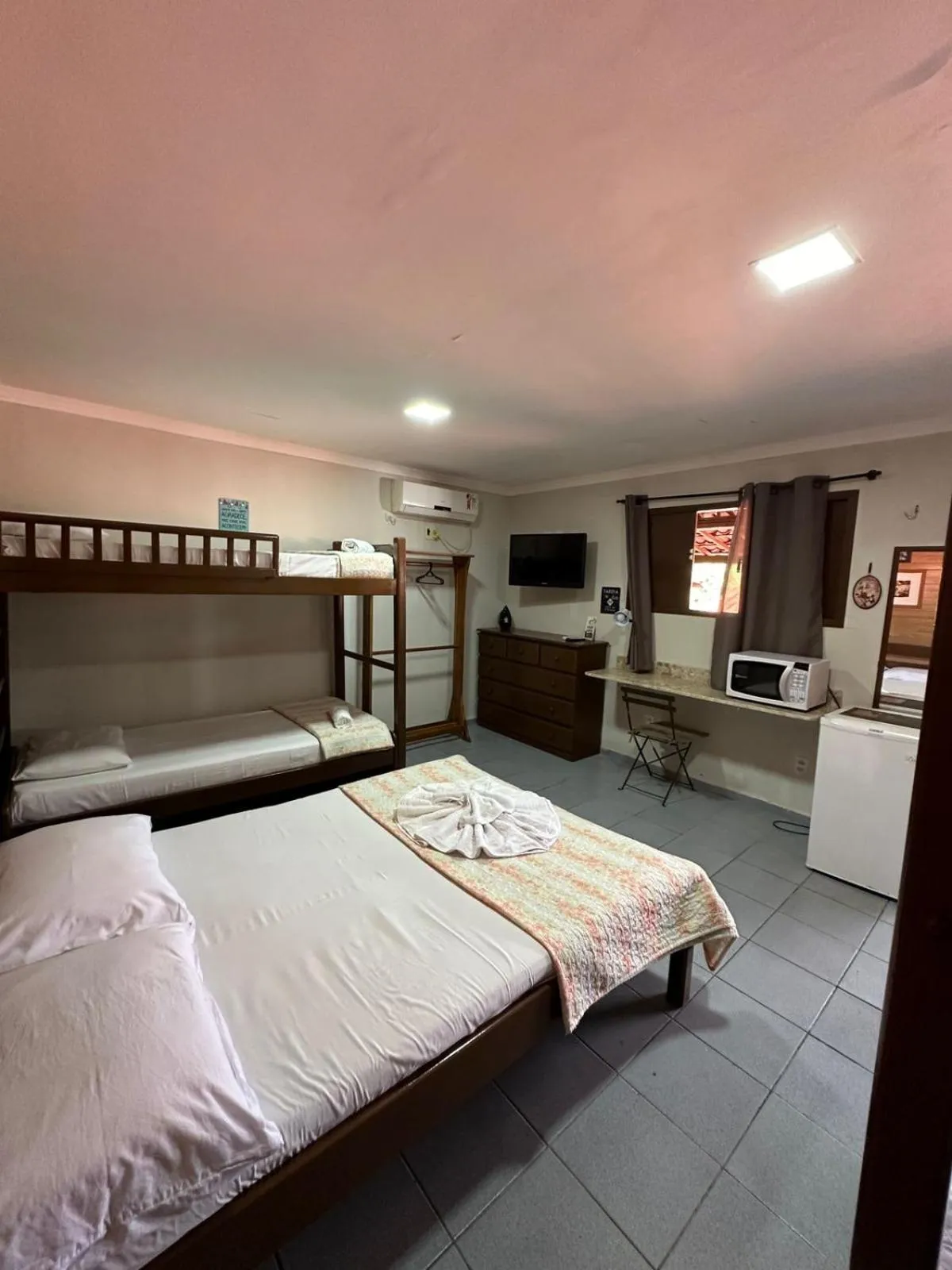 Bed in Pousada Flor Dália