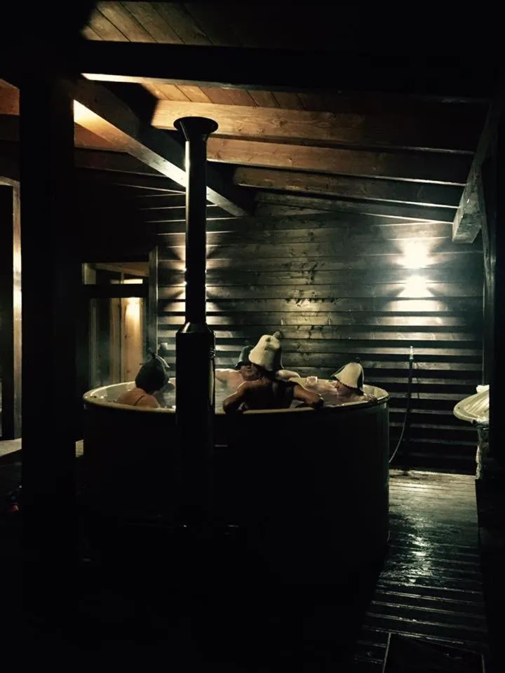 Hot Tub, Bed in Gościniec Hetman