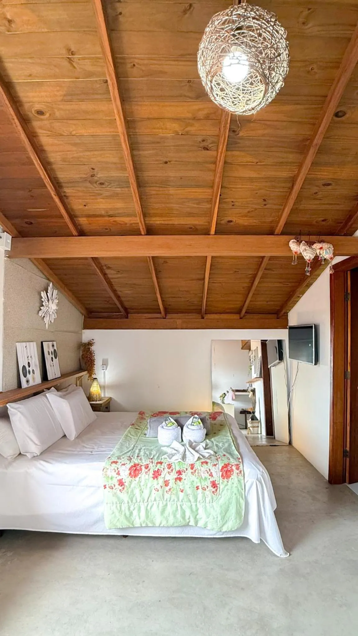 Bed in Pousada Bilica