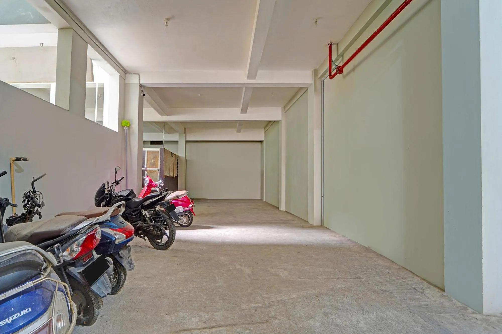 Parking in FabHotel Martine's Residency - French Colony, 5 Mins from Rock Beach