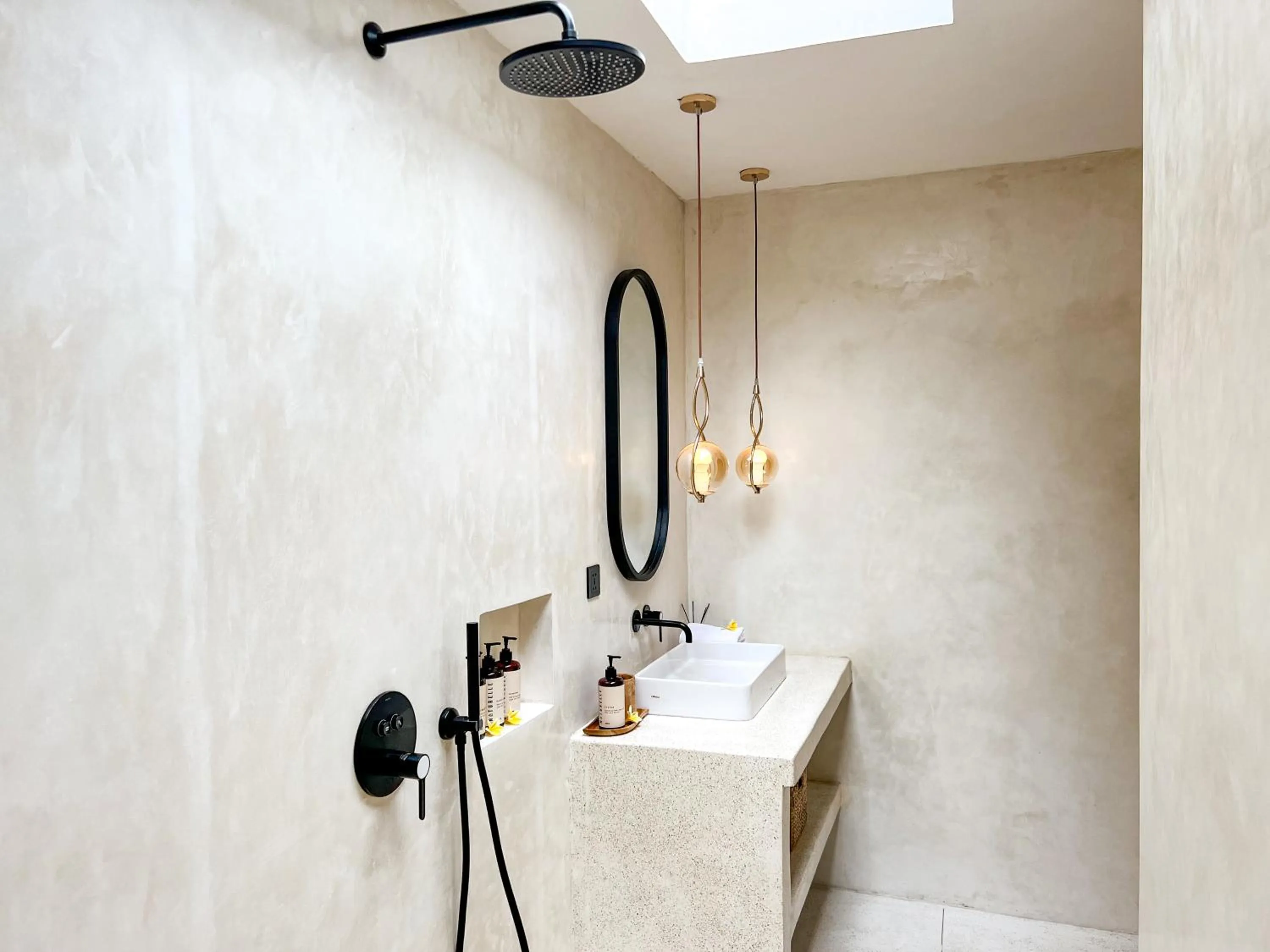 Shower in La Grace Villa