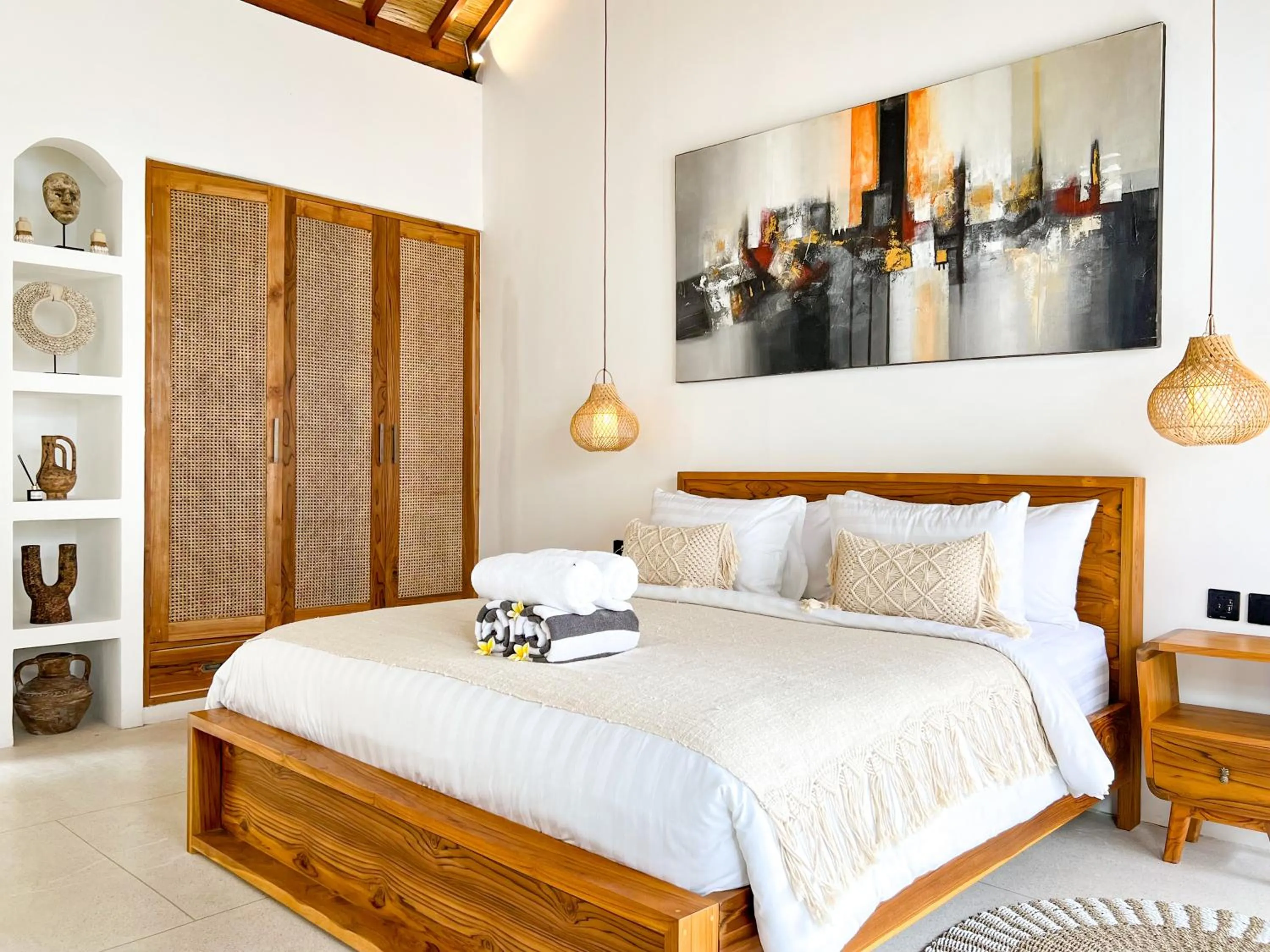 Bed in La Grace Villa