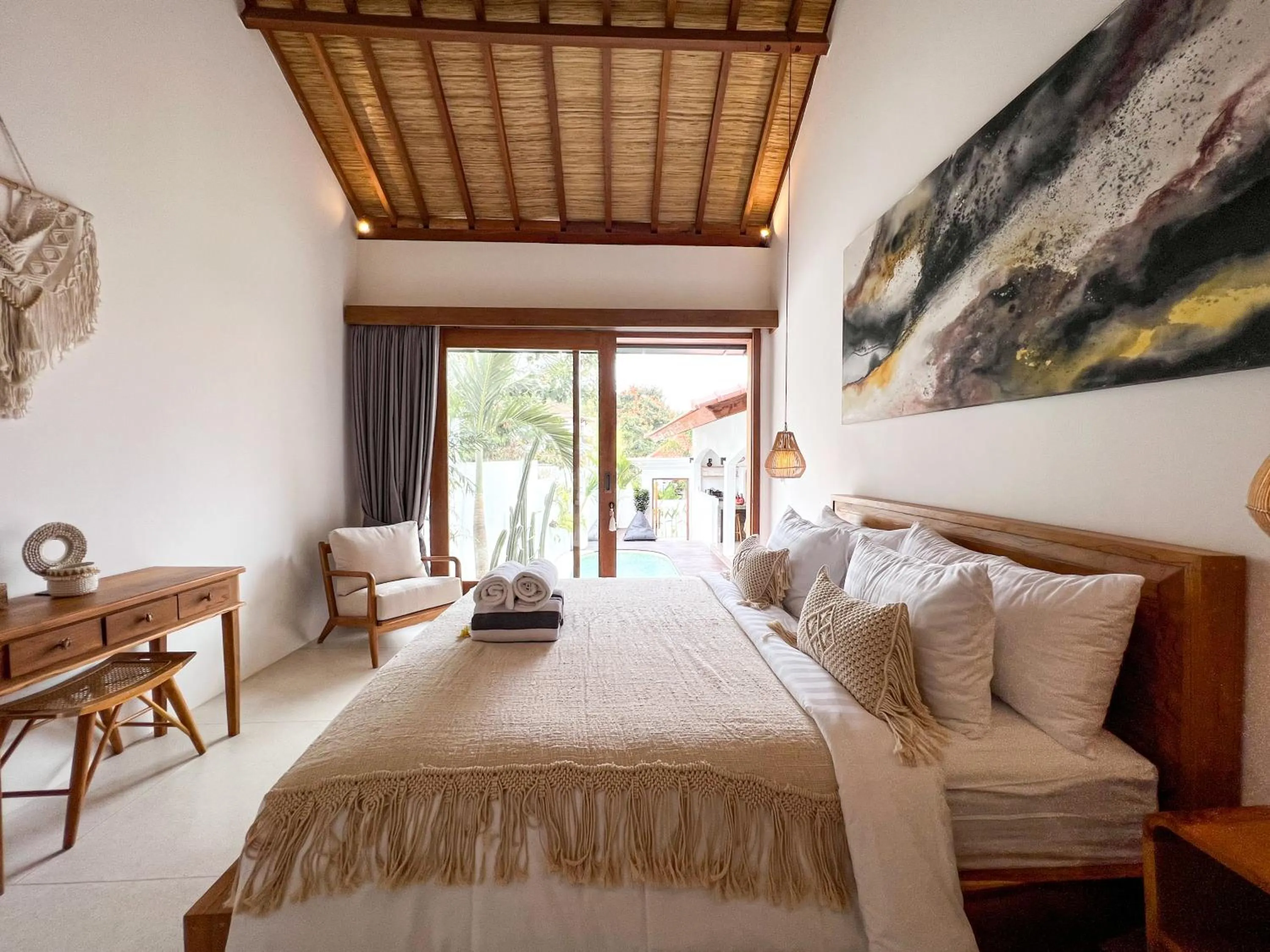 Bed in La Grace Villa