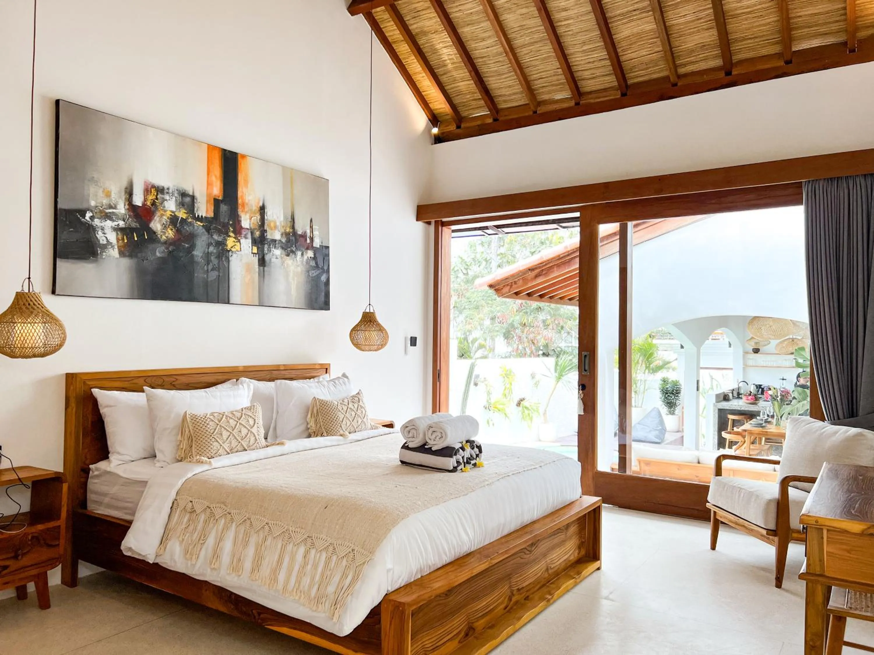 Bed in La Grace Villa