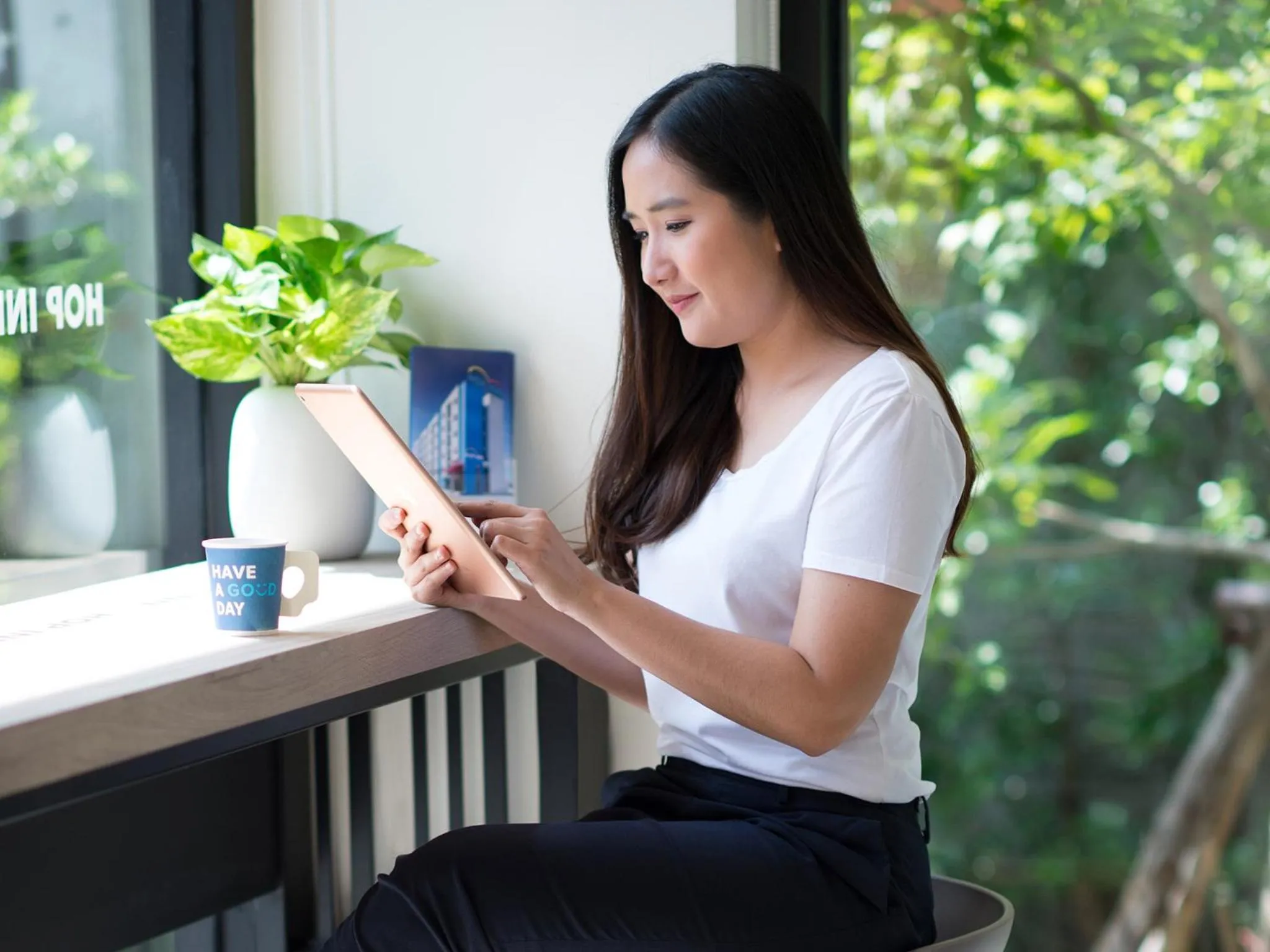 Seating area in HOP INN Ayutthaya