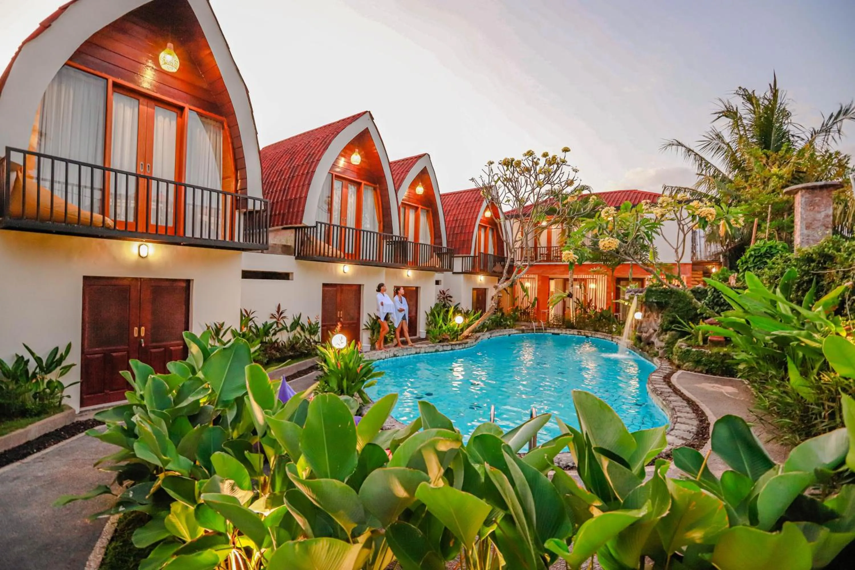 Pool view in Neo Bintang Bungalow Cafe and Pool